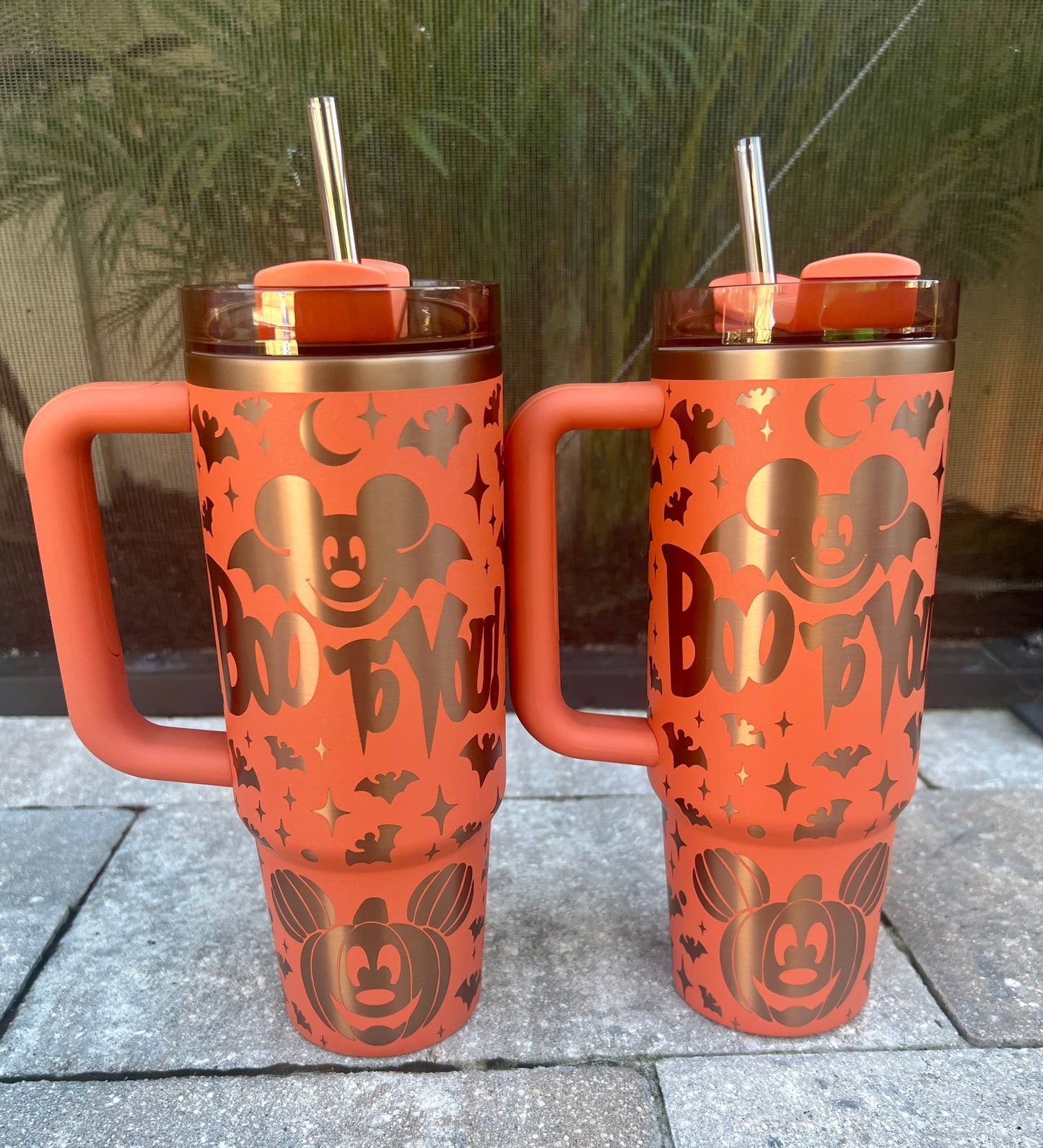 Boo to You-30 OZ Stanley H2.0 Quencher Tumbler With Handle-Full Wrap Engraved