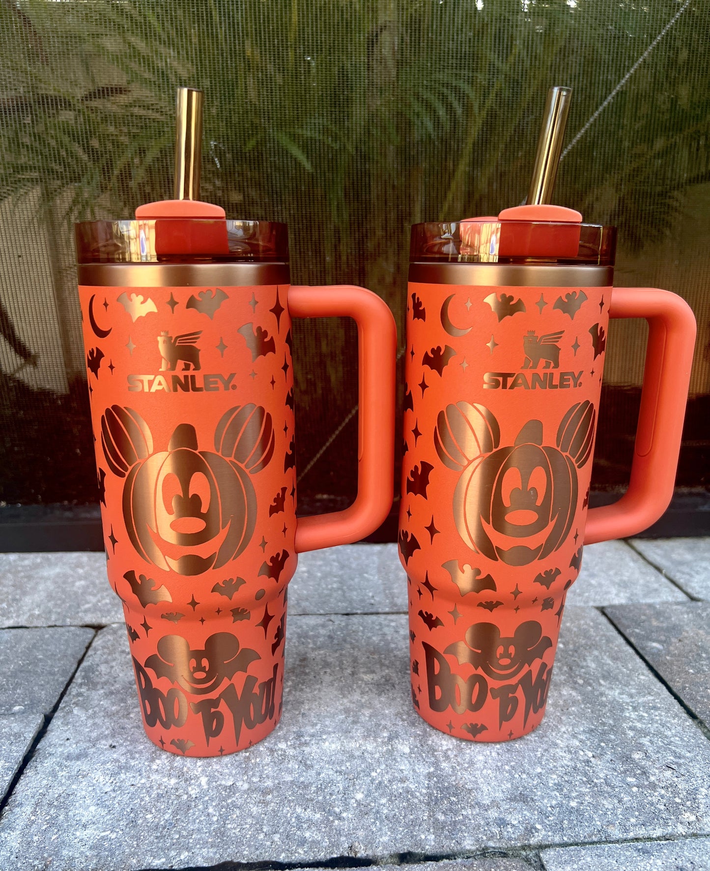 Boo to You-30 OZ Stanley H2.0 Quencher Tumbler With Handle-Full Wrap Engraved