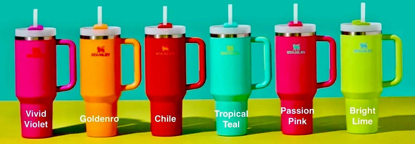Vet Tech Stanley Iceflow Tumbler, Laser Engraved 40 OZ Flipstraw