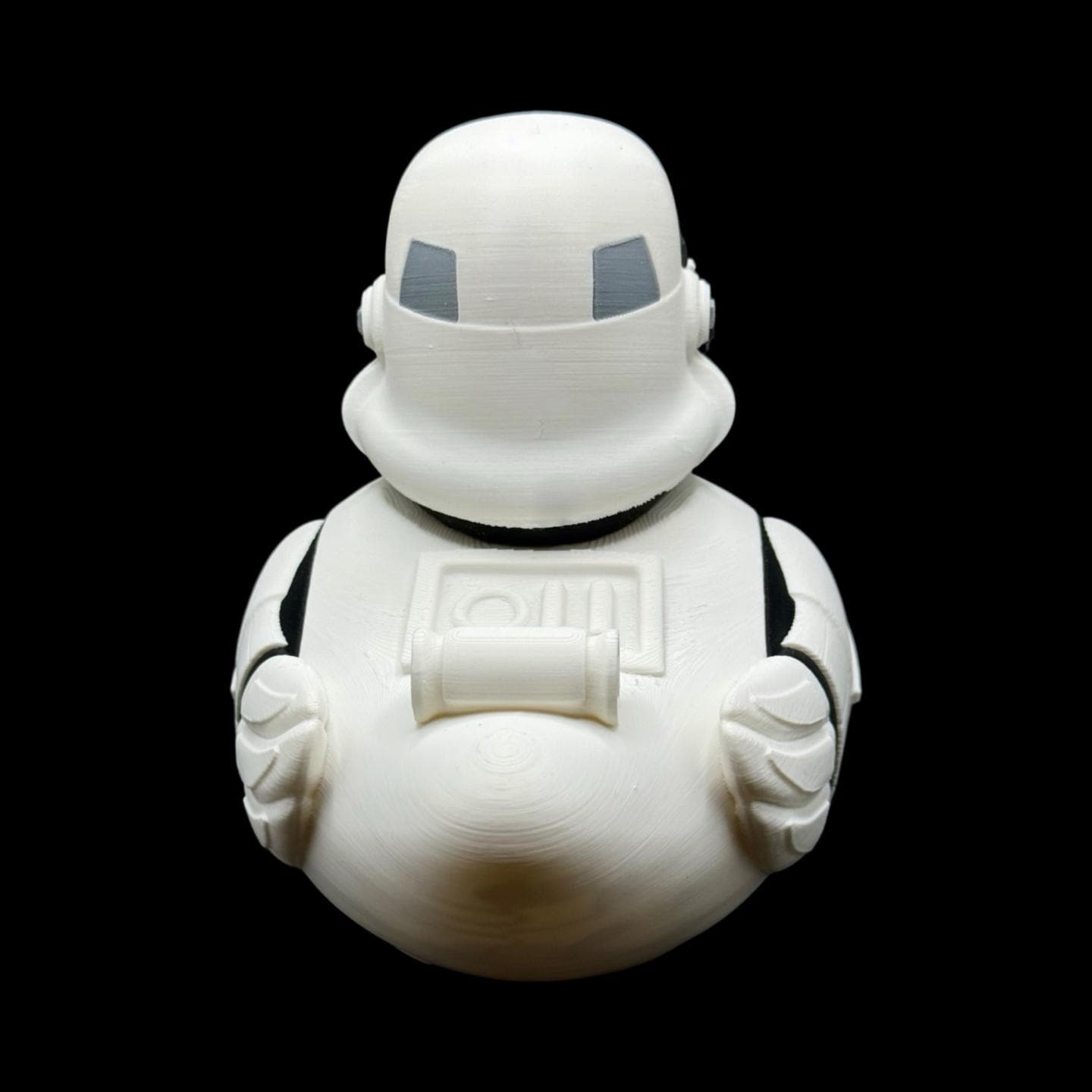 Stormtrooper Duck, 3D Printed Collectible, Sci-Fi Fan Gift, Space Trooper Toy