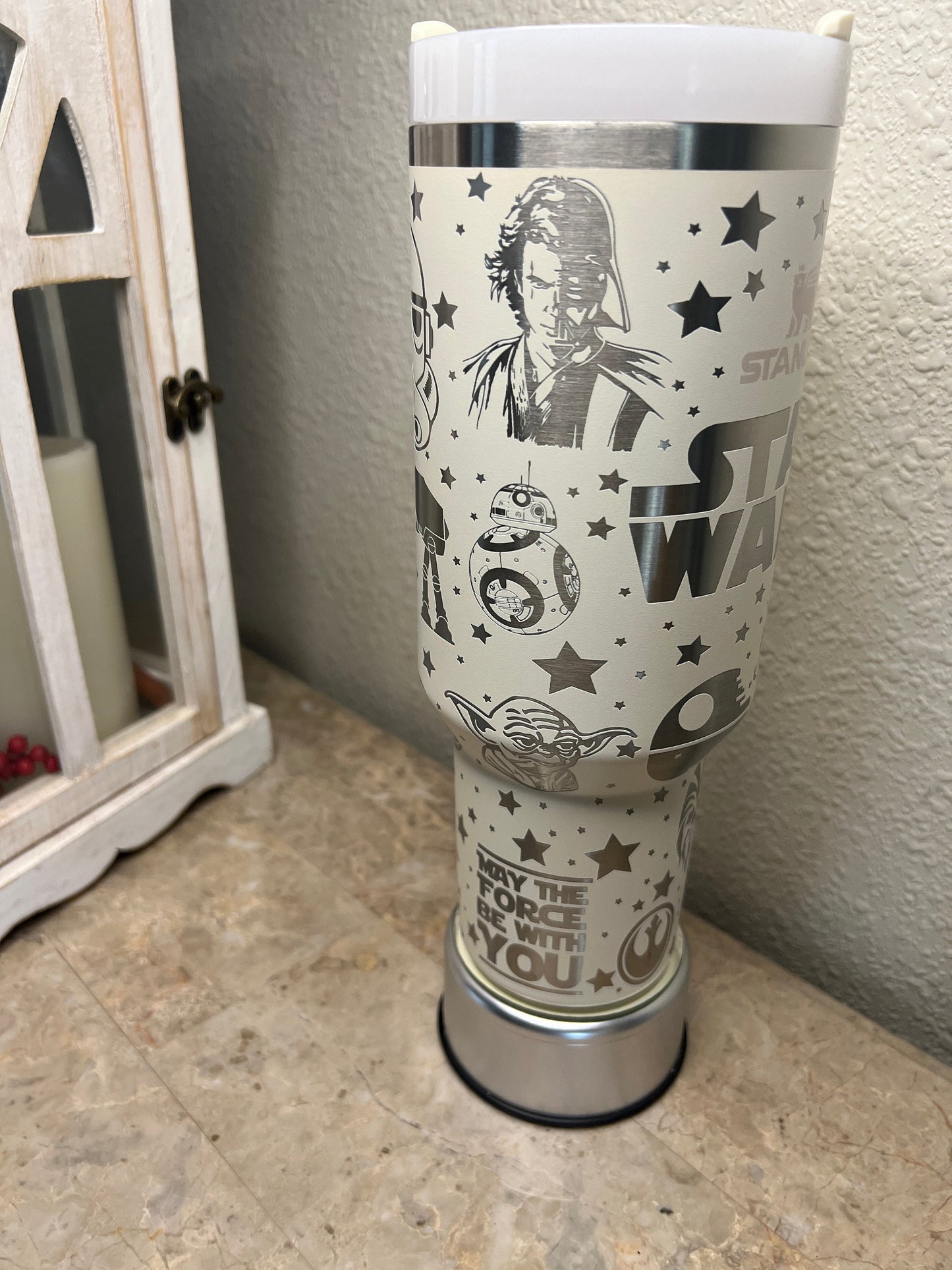 Star Wars-Engraved Stanley Travel Quencher H2.0 Tumbler -40 OZ