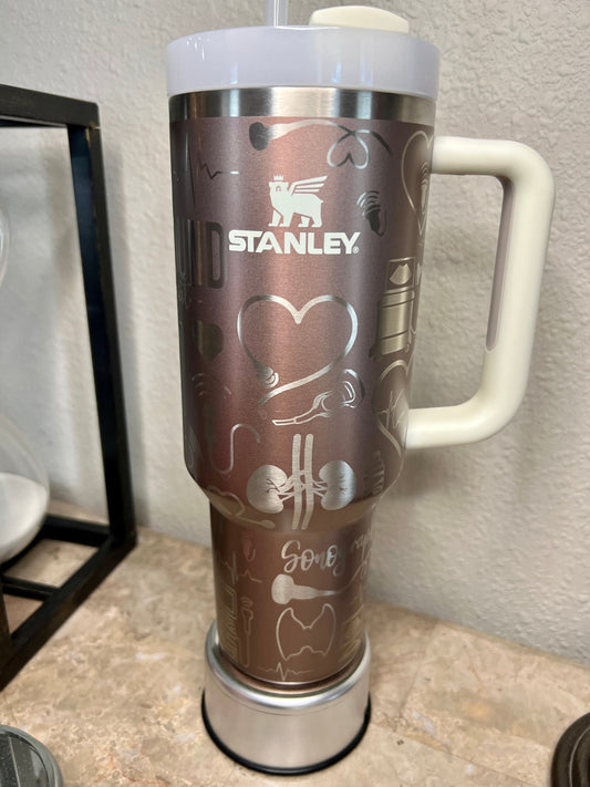 Ultrasound Tech-Stanley 40OZ H2.0 Quencher Tumbler-Full Wrap Laser Engraved