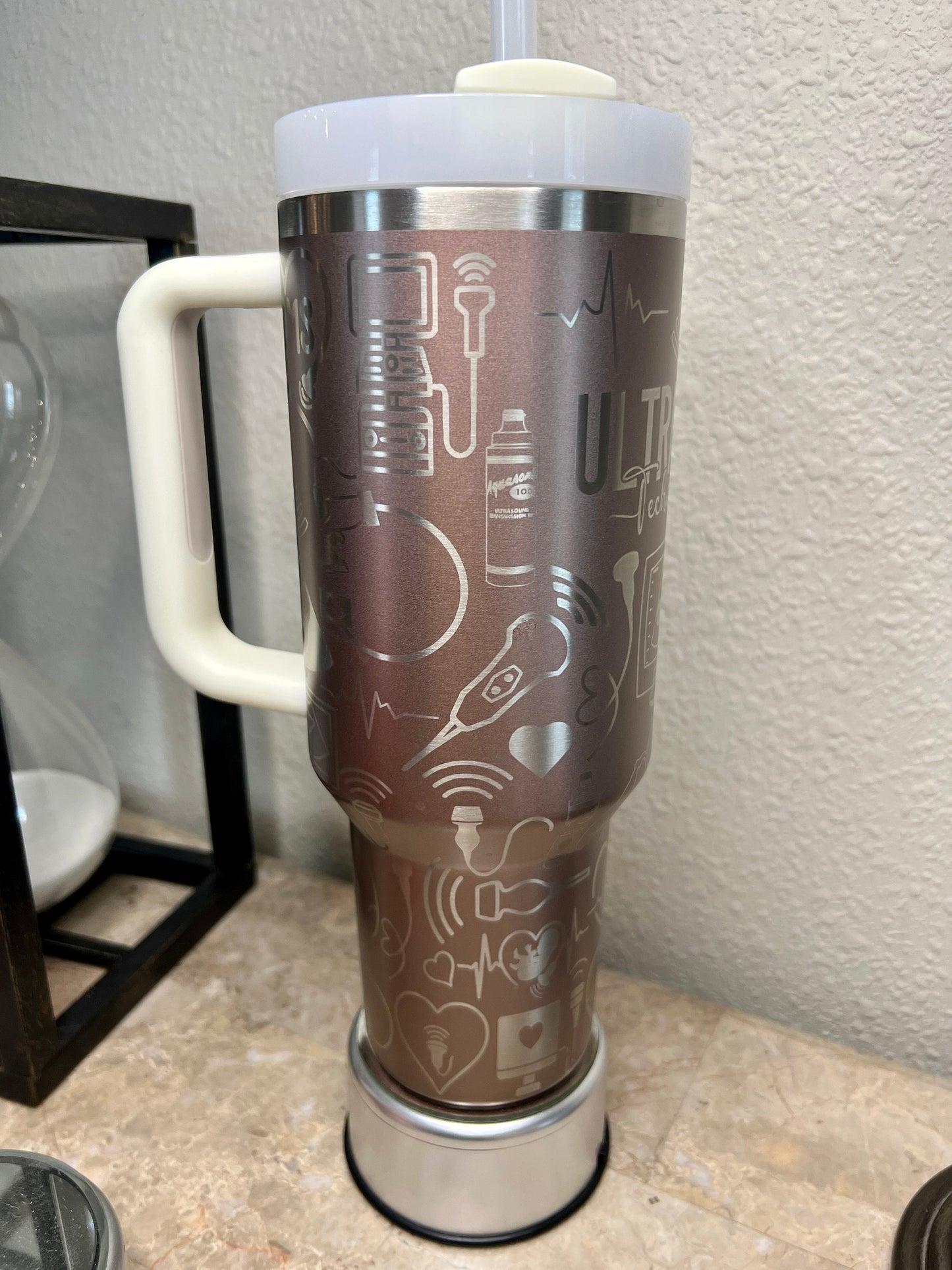 Ultrasound Tech-Stanley 40OZ H2.0 Quencher Tumbler-Full Wrap Laser Engraved