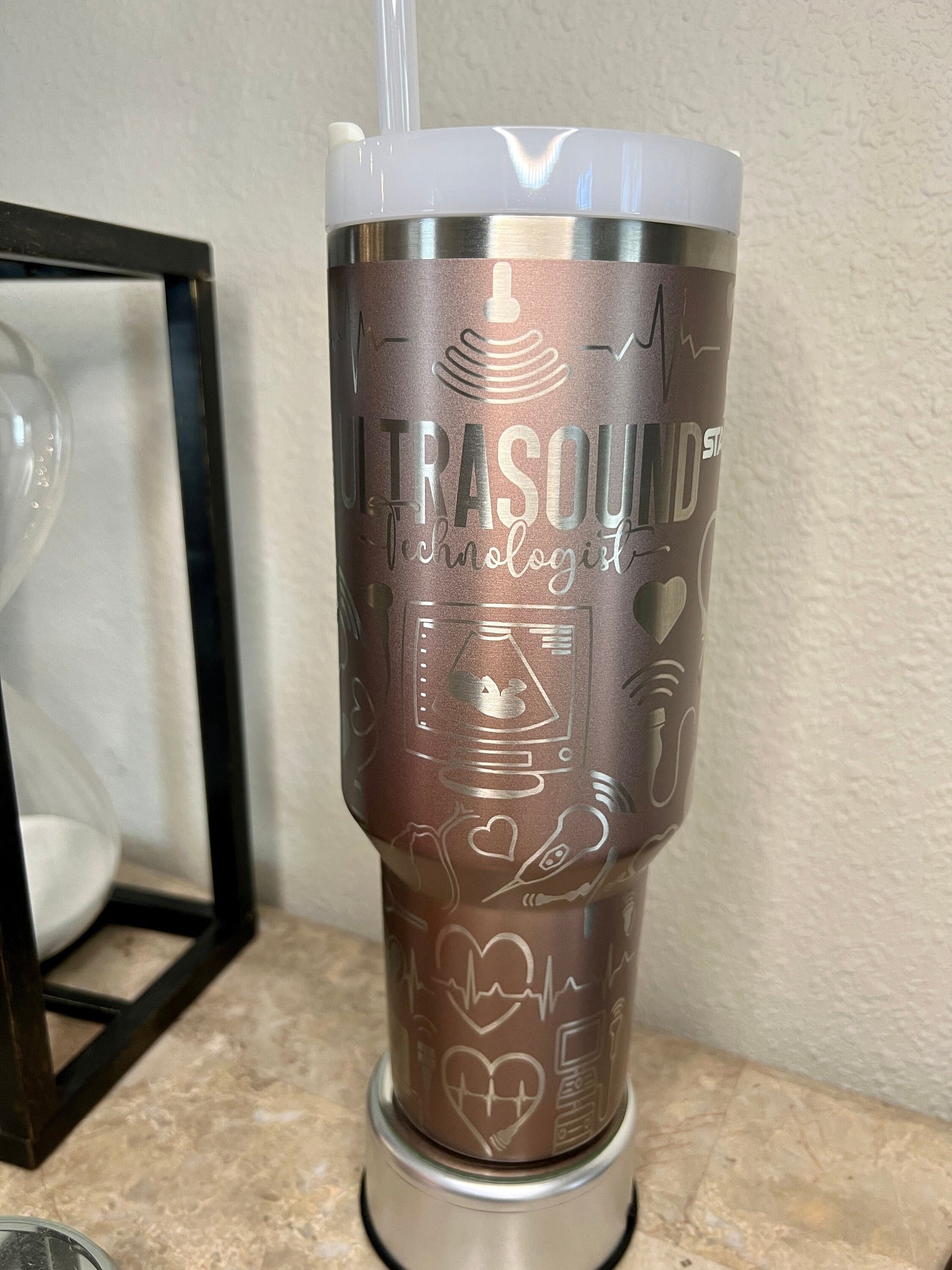 Ultrasound Tech-Stanley 40OZ H2.0 Quencher Tumbler-Full Wrap Laser Engraved