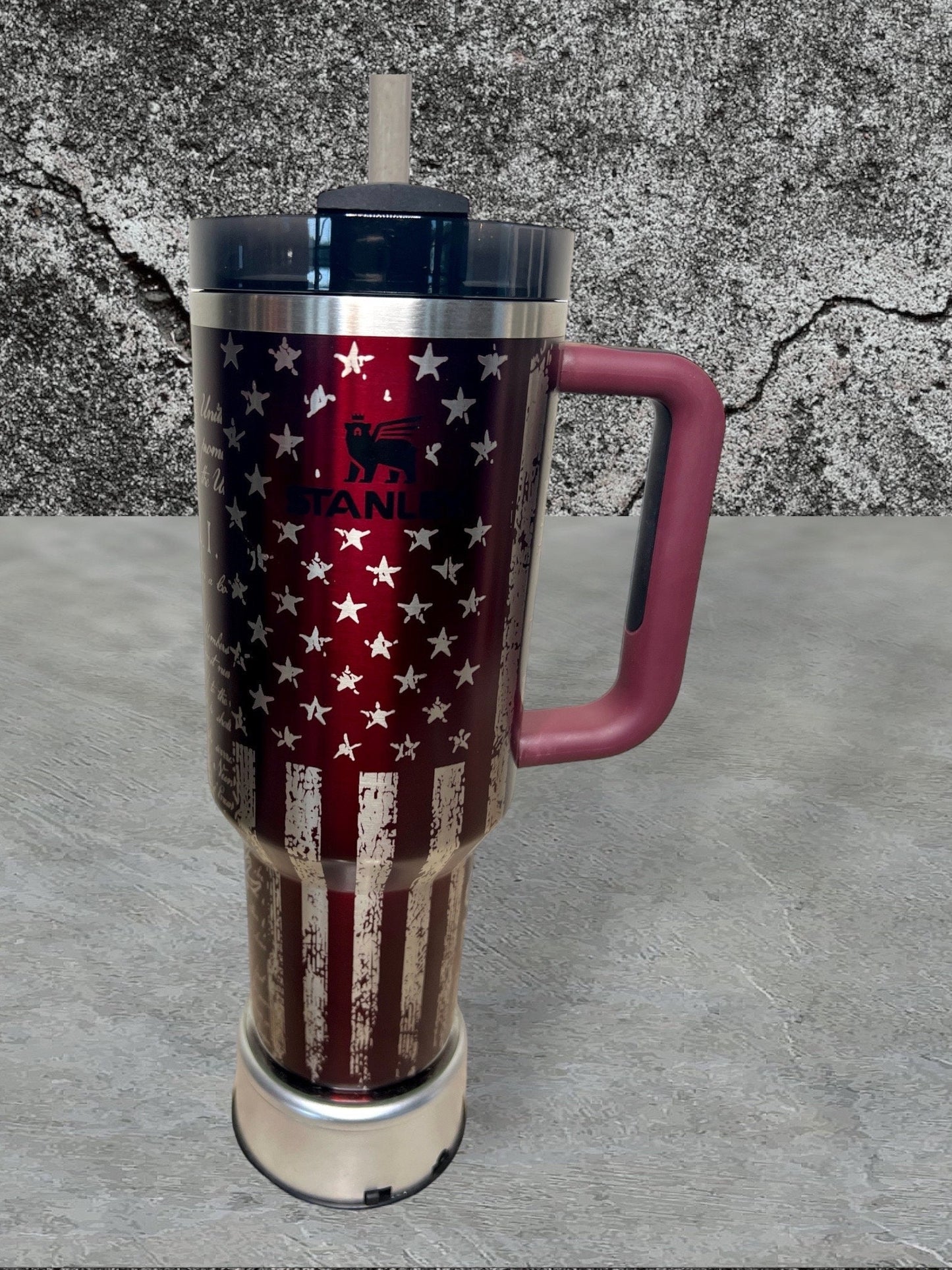 We the People-Engraved Stanley Travel Quencher H2.0 Tumbler - 40 oz.