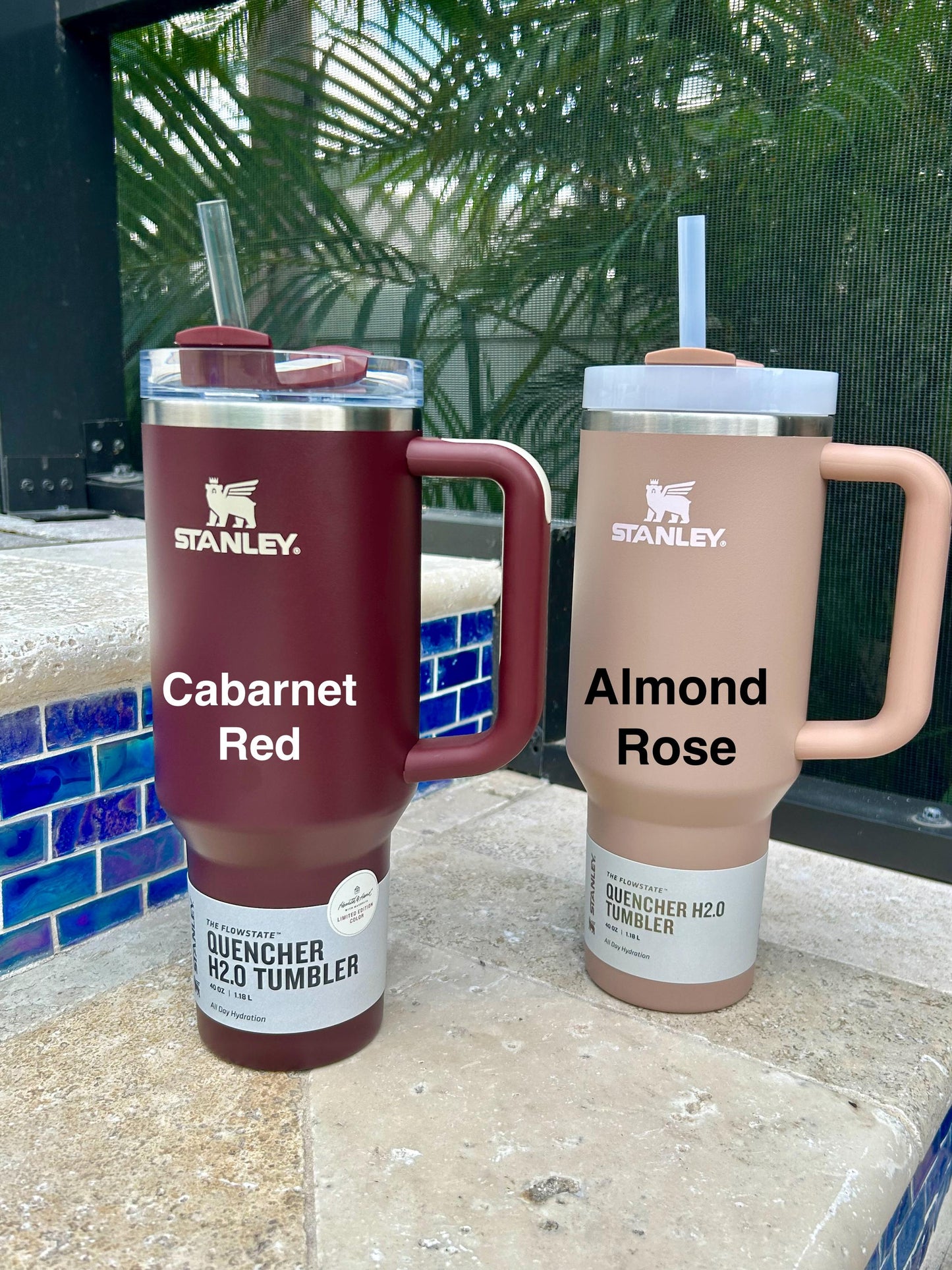 Engraved Tractor Stanley Quencher H2.0 Travel Tumbler - 40 Oz Cup