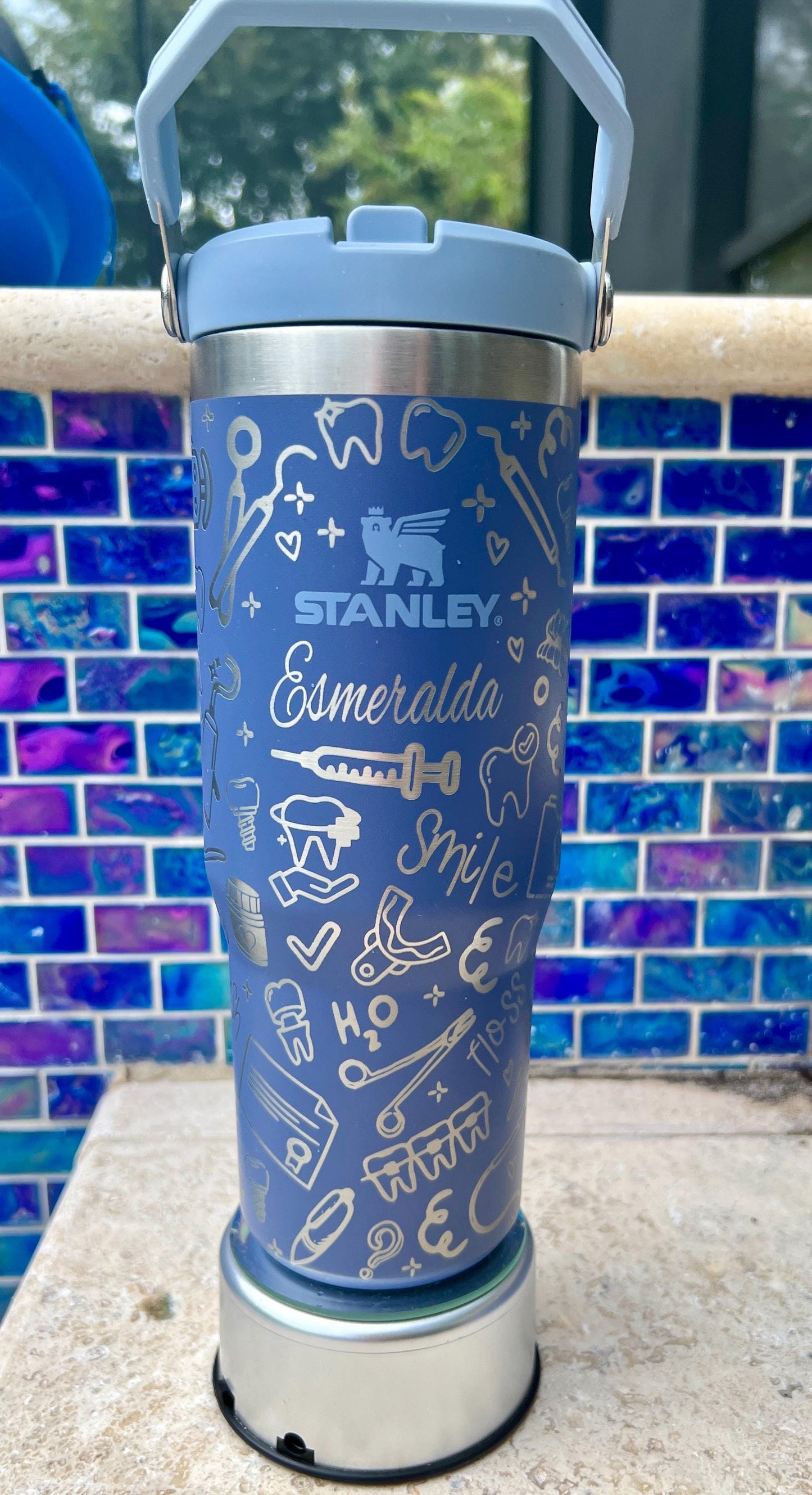 Engraved Stanley Iceflow 30 oz Tumbler: Dental Gift