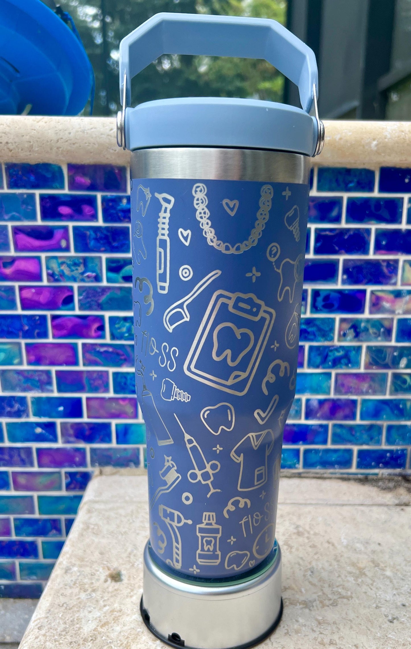 Engraved Stanley Iceflow 30 oz Tumbler: Dental Gift