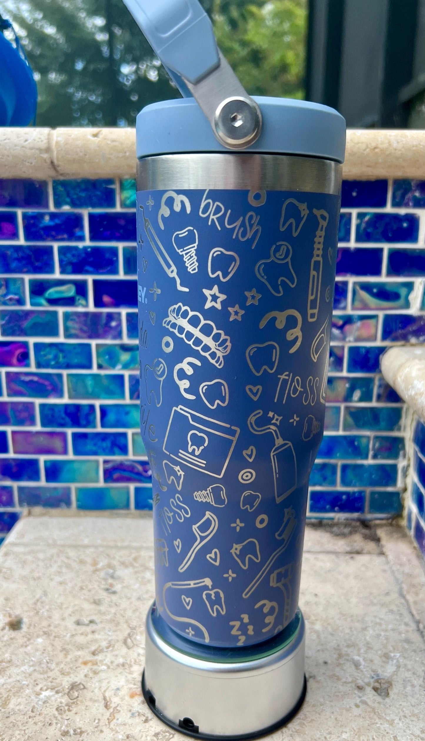 Engraved Stanley Iceflow 30 oz Tumbler: Dental Gift