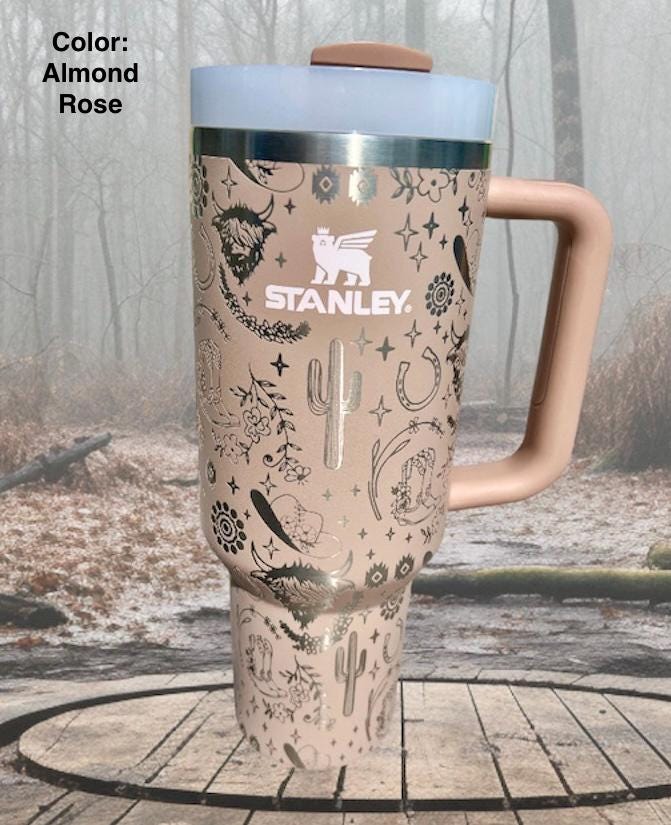 Engraved Highland Cow Stanley Tumbler 40 Oz - Western Country