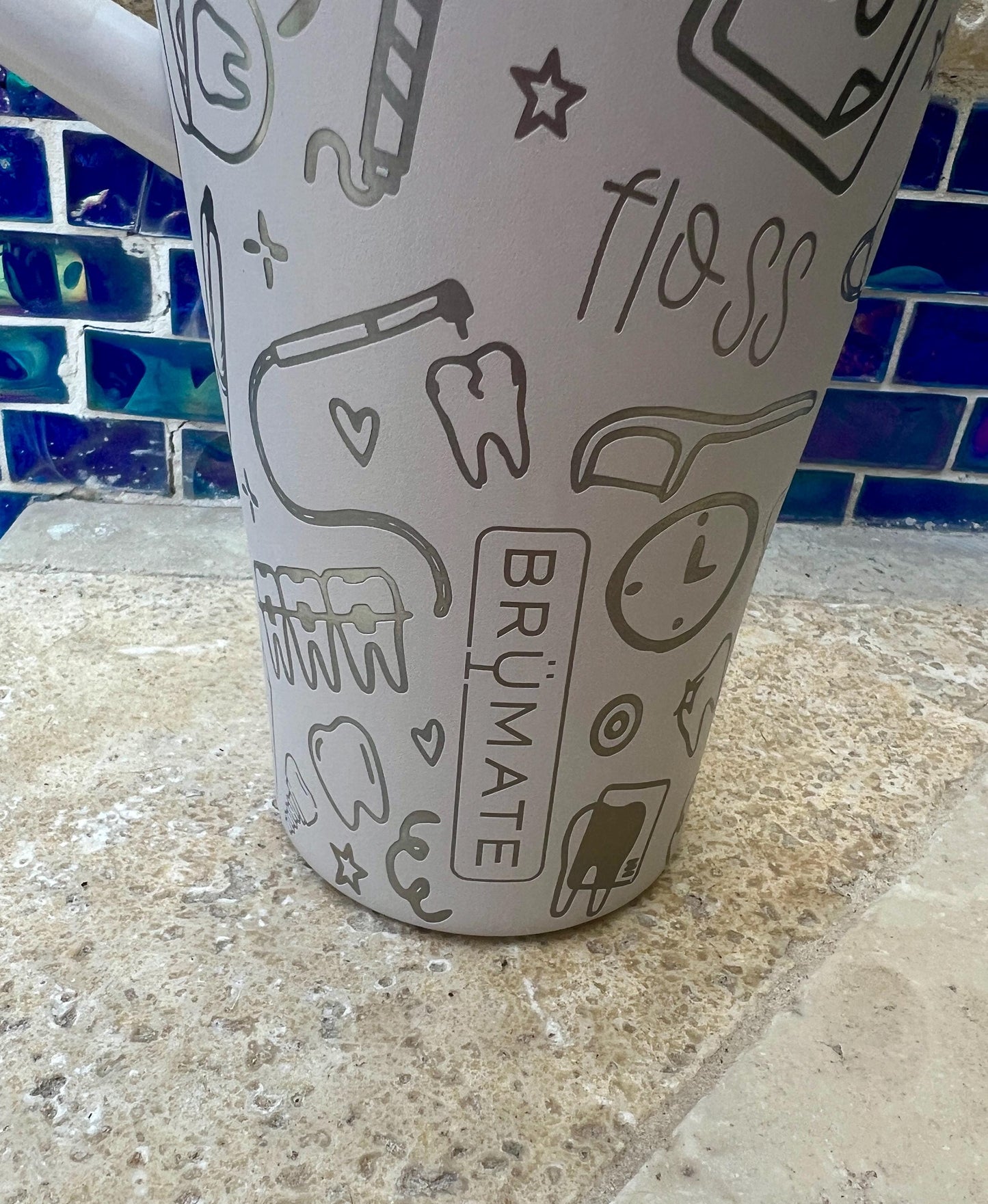 Dental Work Laser Engraved Brumate ERA Tumbler - 40 oz Leakproof Travel Cup