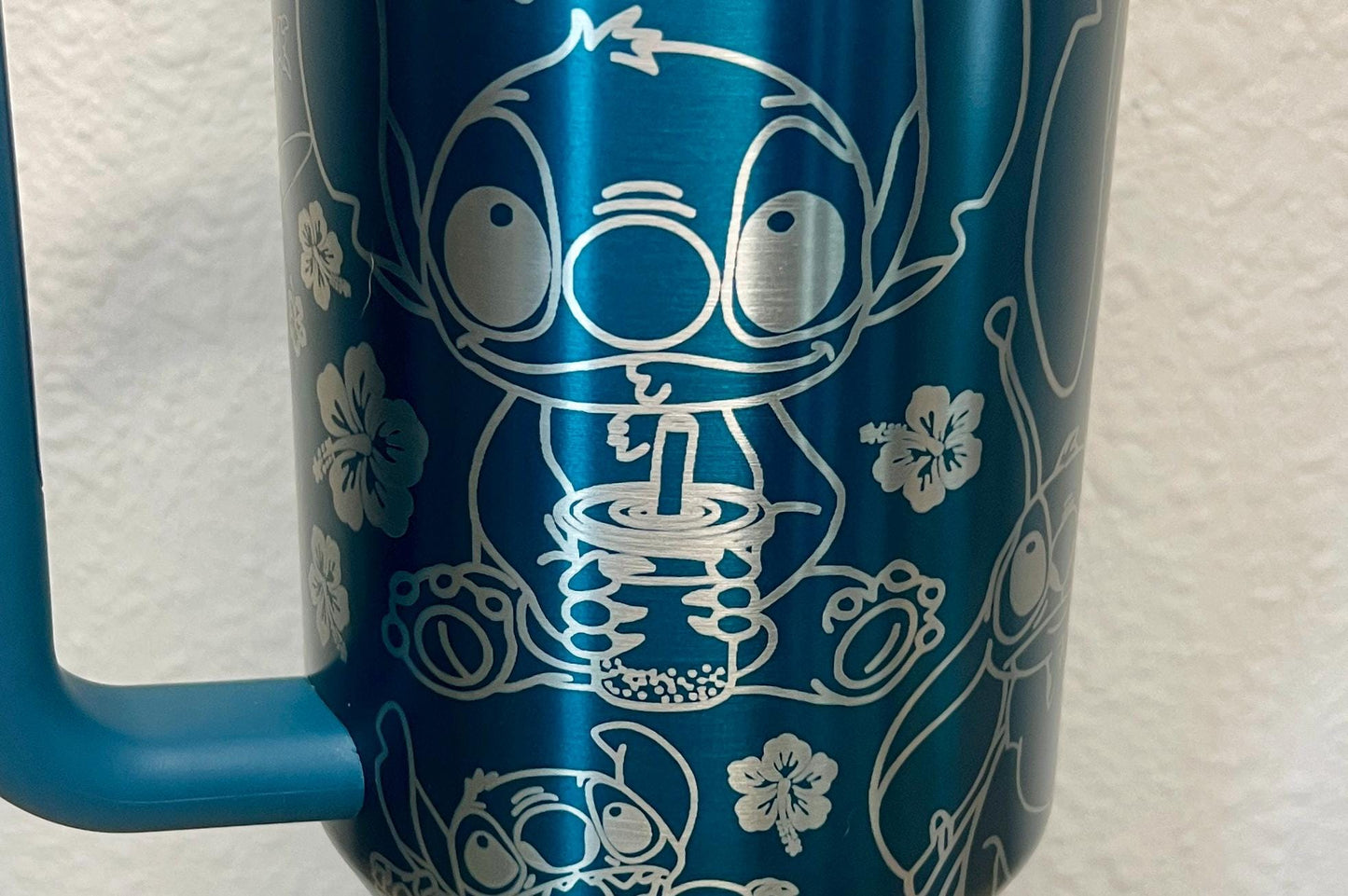 Engraved Alien Stanley Quencher H2.0 Tumbler - 40 Oz Travel Mug