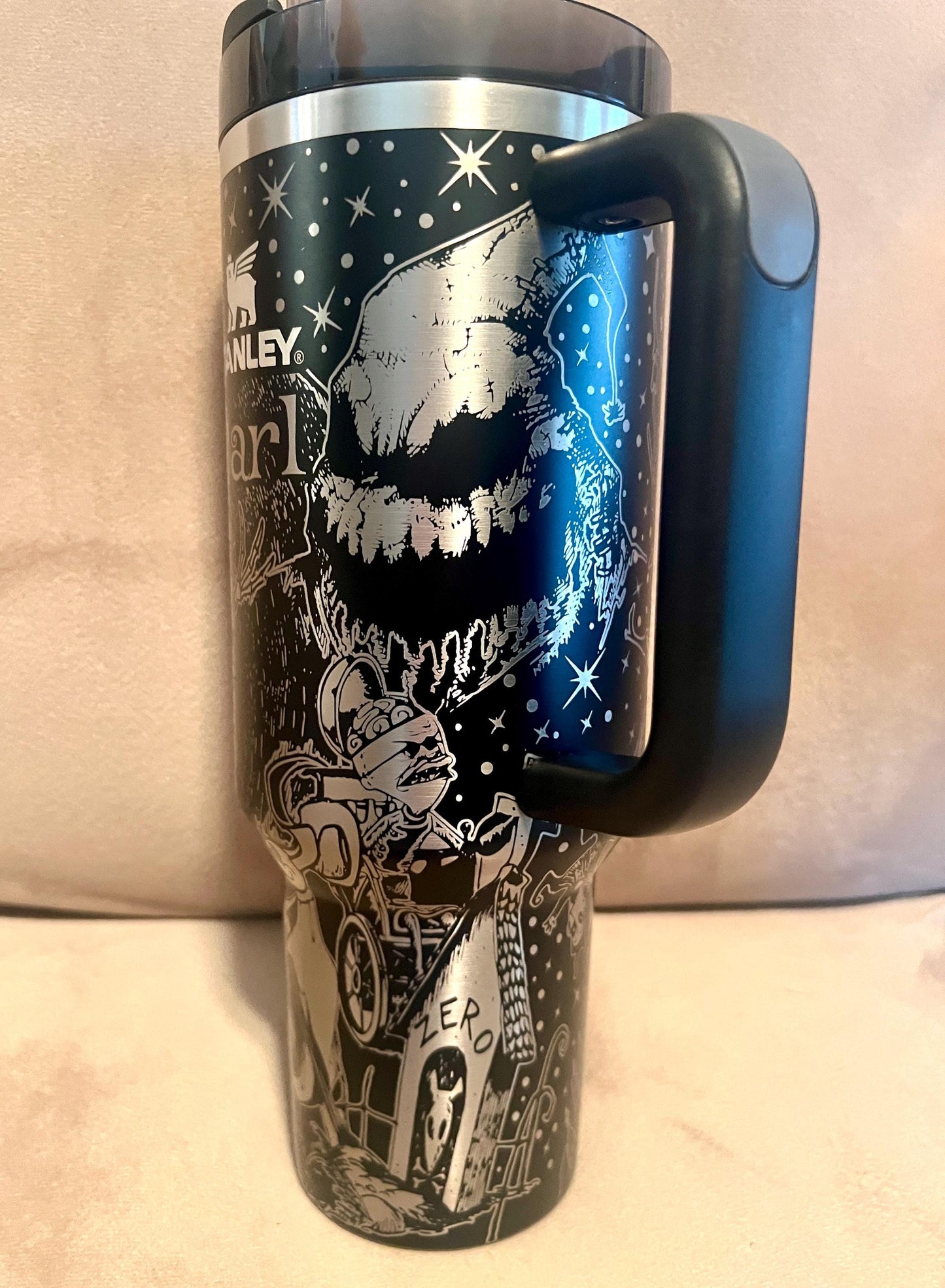 Nightmare Before Christmas Stanley Tumbler: 40 Oz Engraved Travel Mug