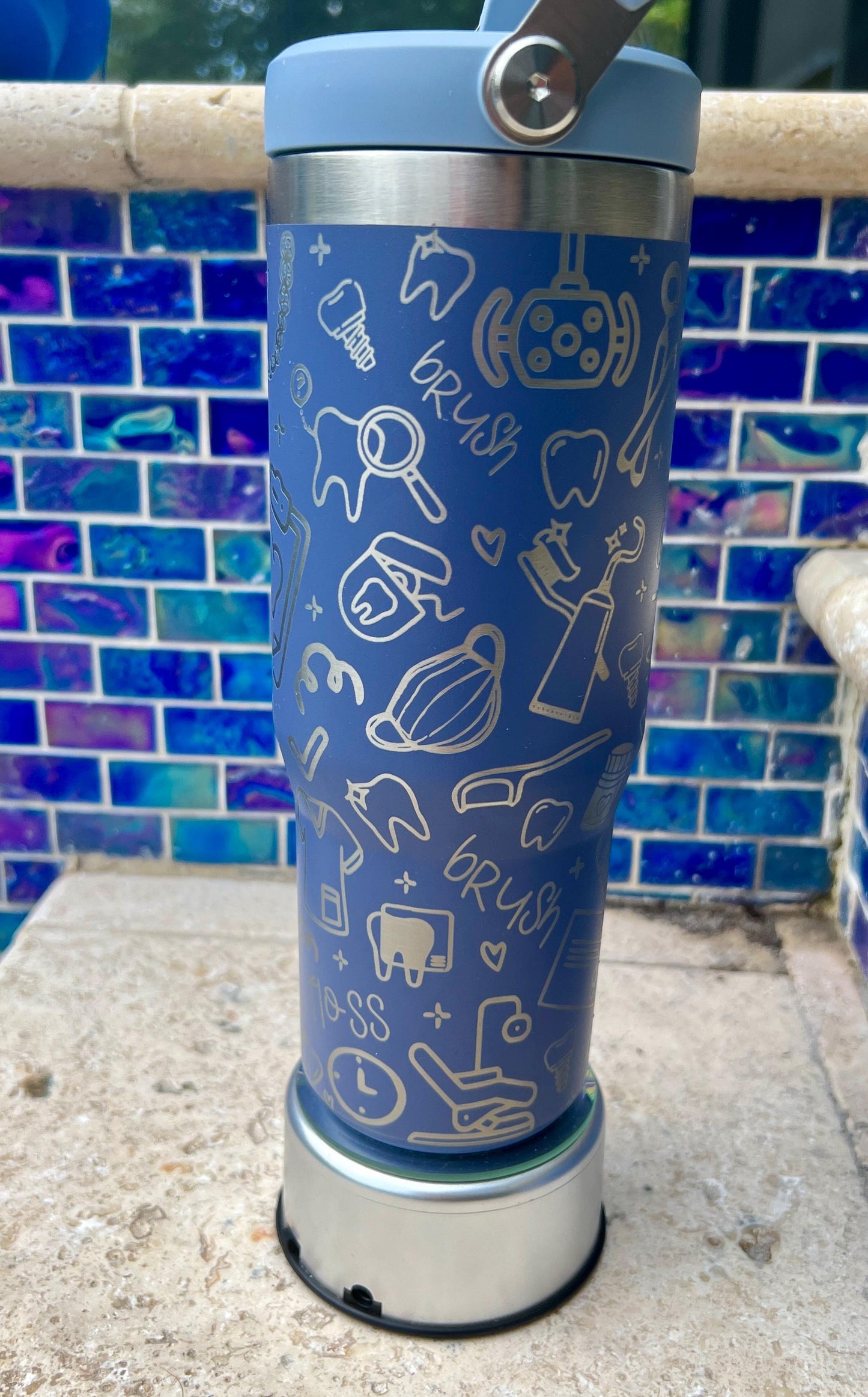 Engraved Stanley Iceflow 30 oz Tumbler: Dental Gift