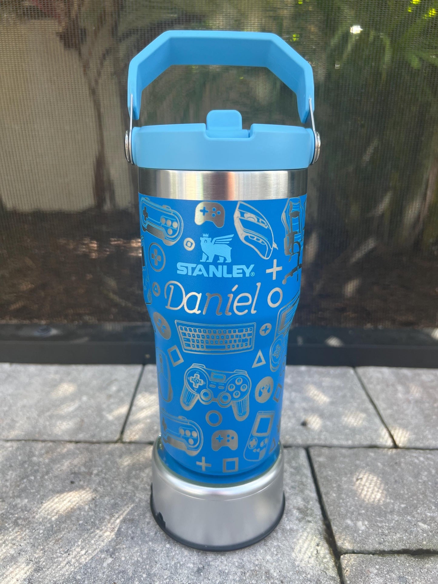 Gamer- Engraved 20 or 30 Oz Stanley IceFlow Tumbler with Straw, gifts for him, gifts for her, birthday, present