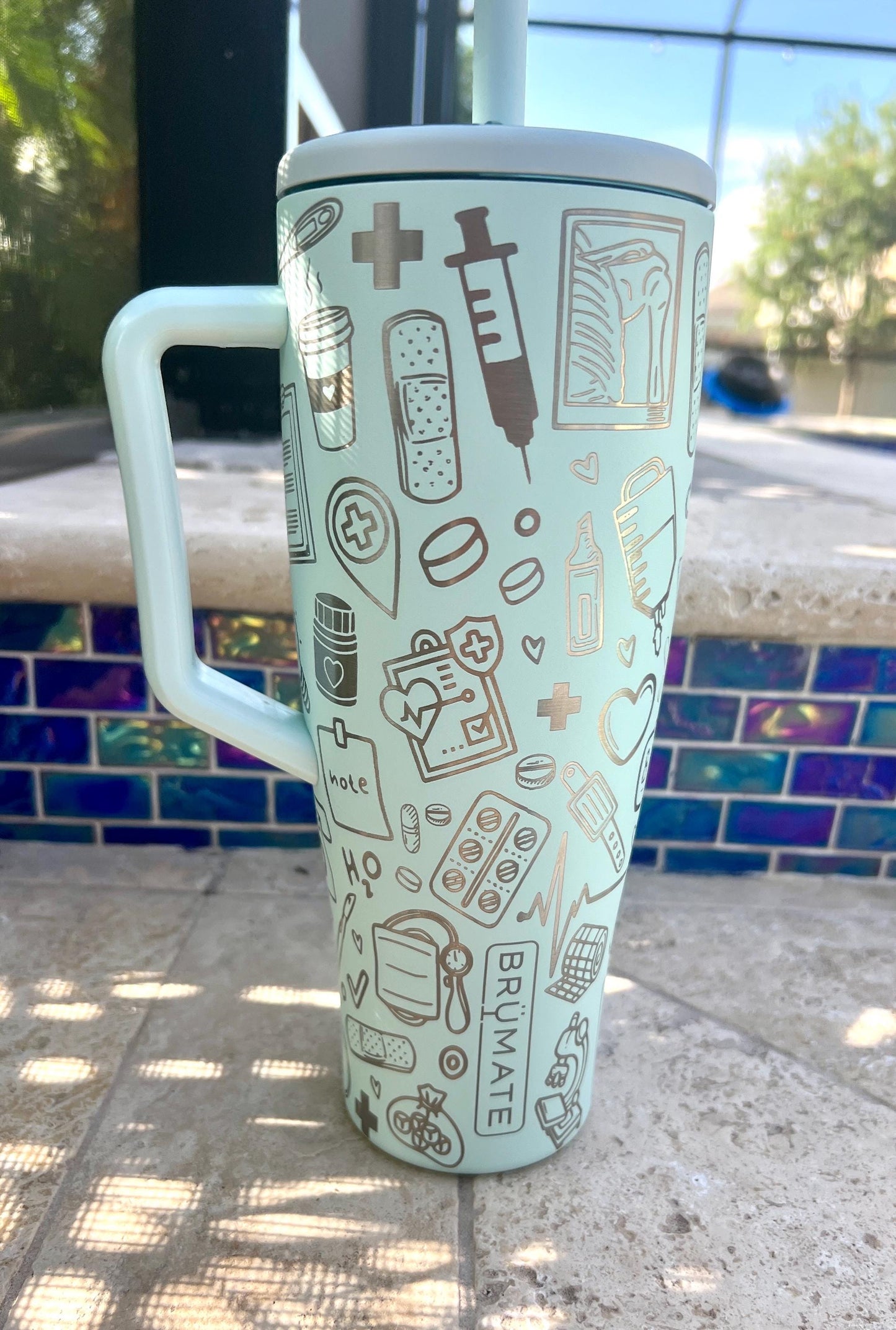 Nurse Life Brumate ERA Tumbler: 40oz Leakproof Laser Engraved Cup