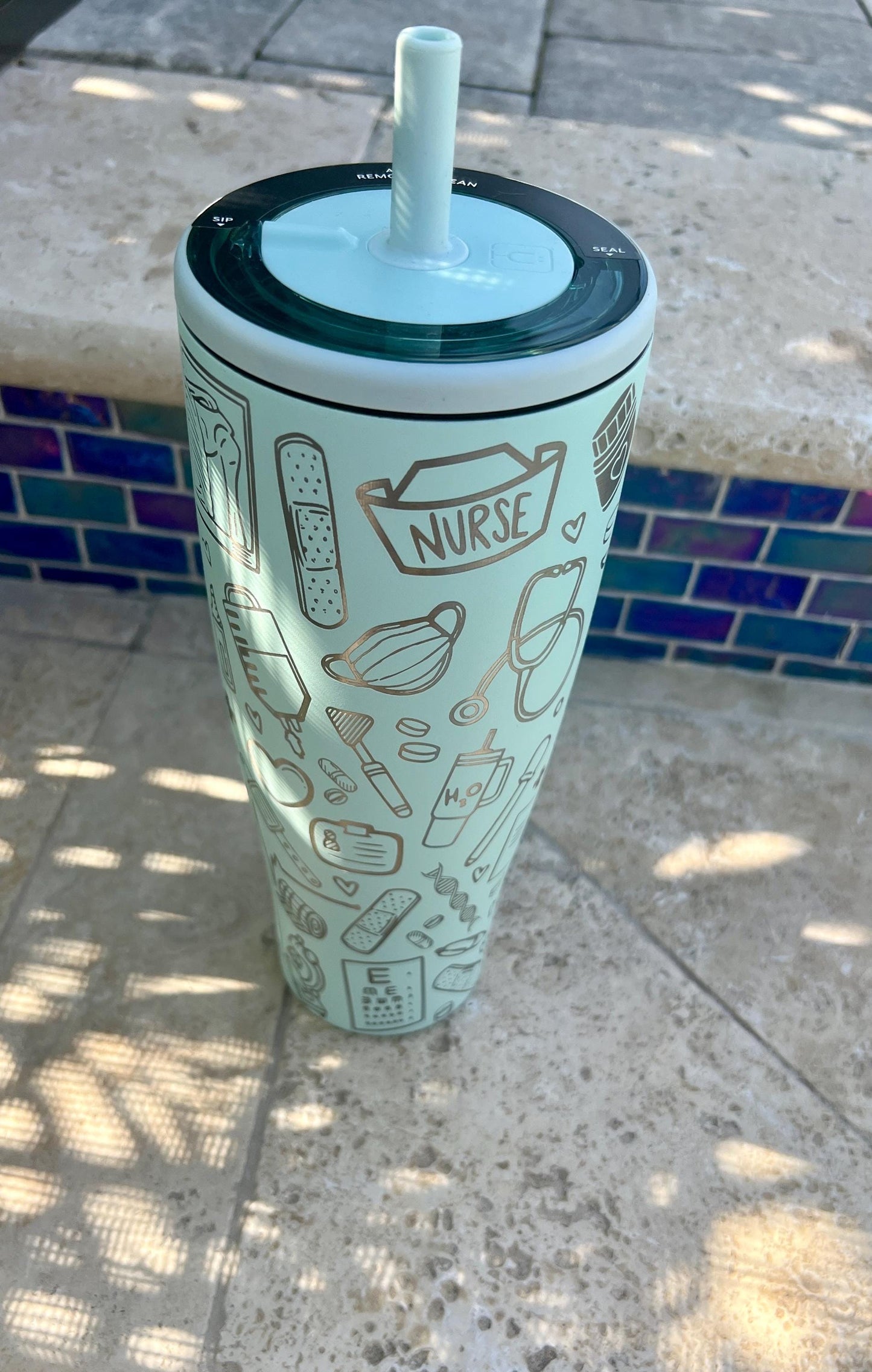 Nurse Life Brumate ERA Tumbler: 40oz Leakproof Laser Engraved Cup