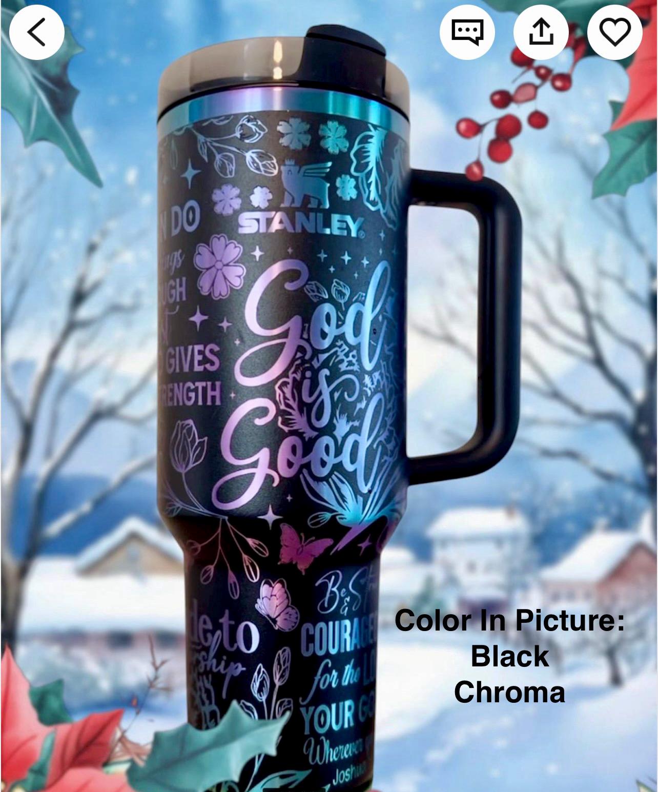 Engraved Christian Faith Stanley Tumbler - 40 oz H2.0 Quencher