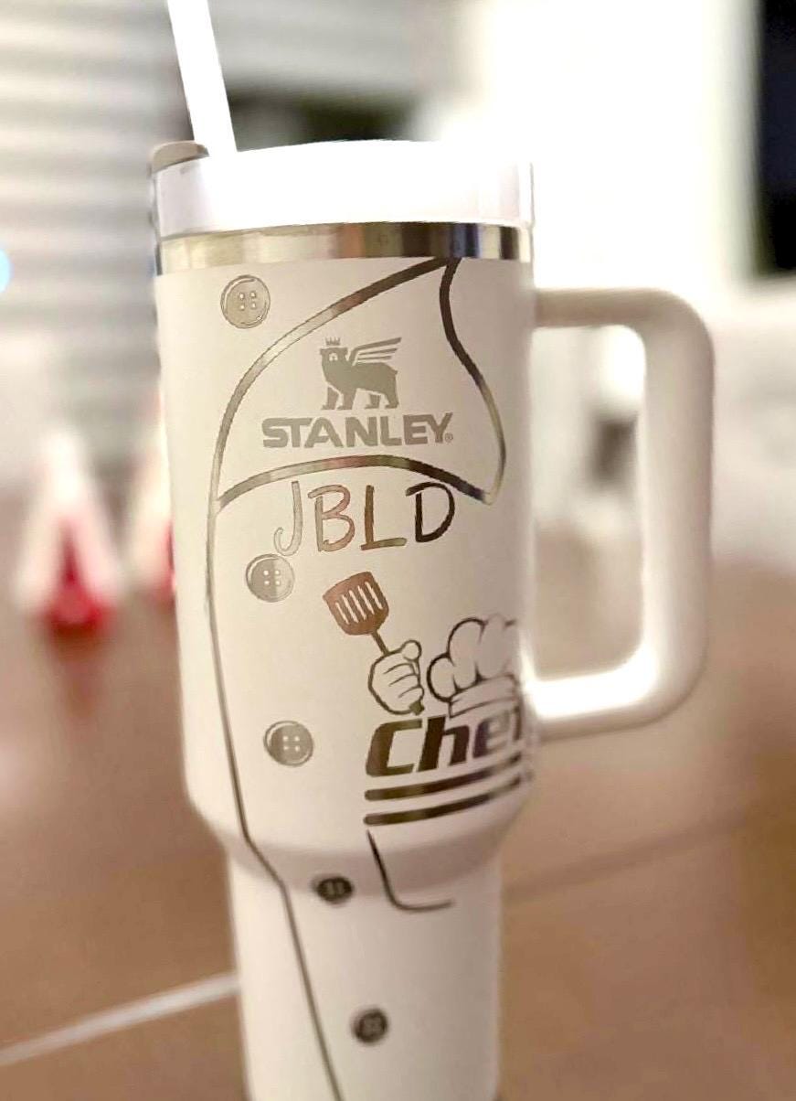 Chef Life Engraved Stanley Tumbler - 40 Oz Travel Mug