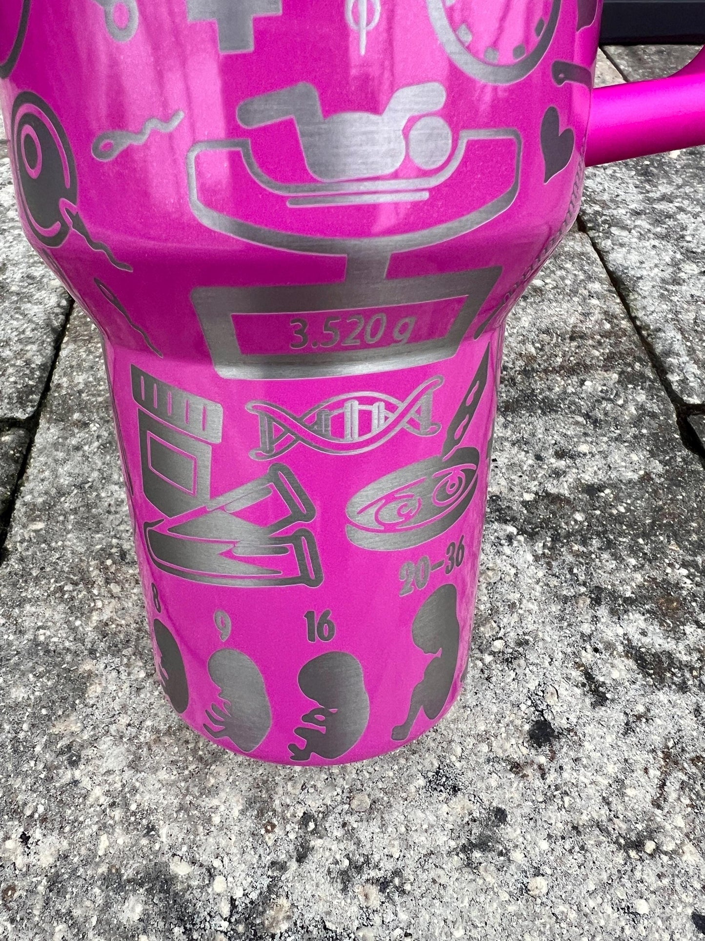 Engraved OB GYN Doctor Stanley Tumbler - 40 Oz Quencher H2.0