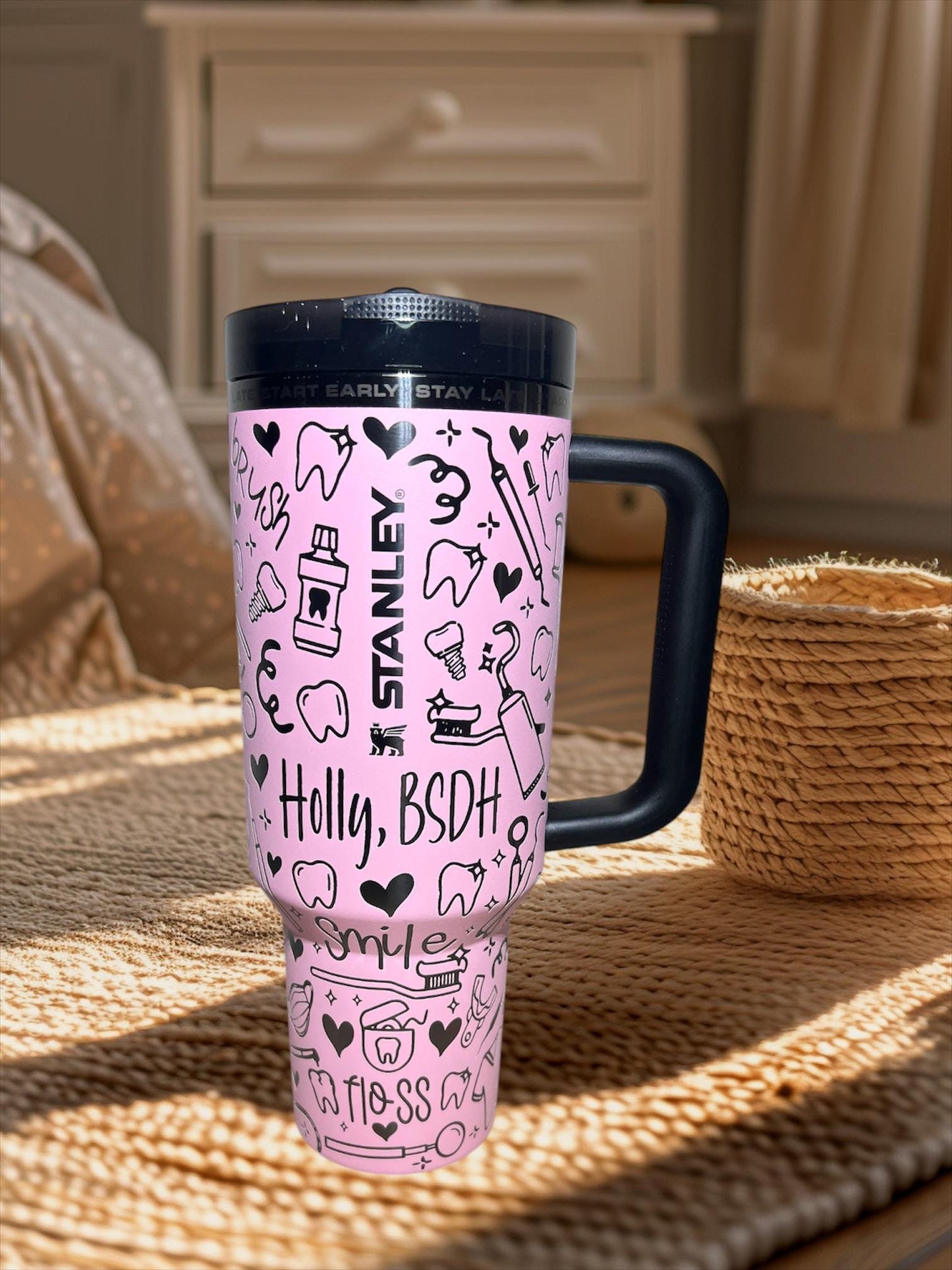 Stanley Messi Limited Edition Tumbler - Dental Design, Laser Engraved