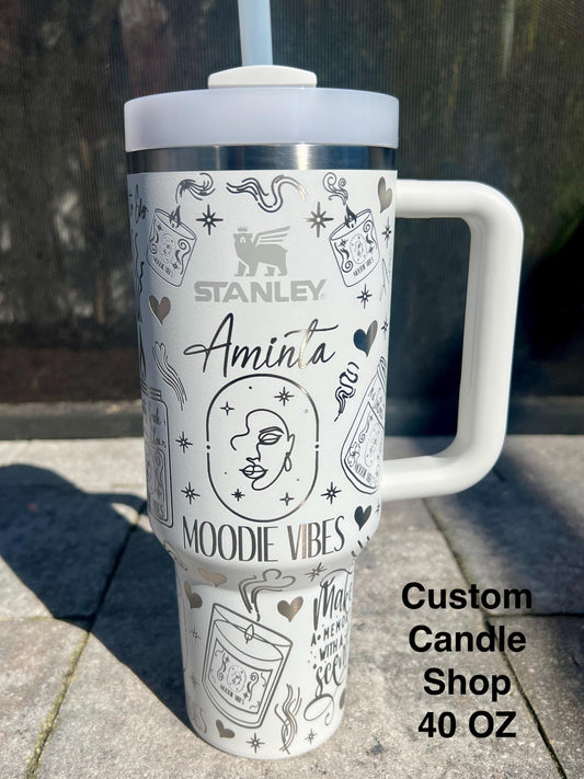 Custom Logo Engraved Stanley Quencher H20 Tumbler: Corporate Gifts