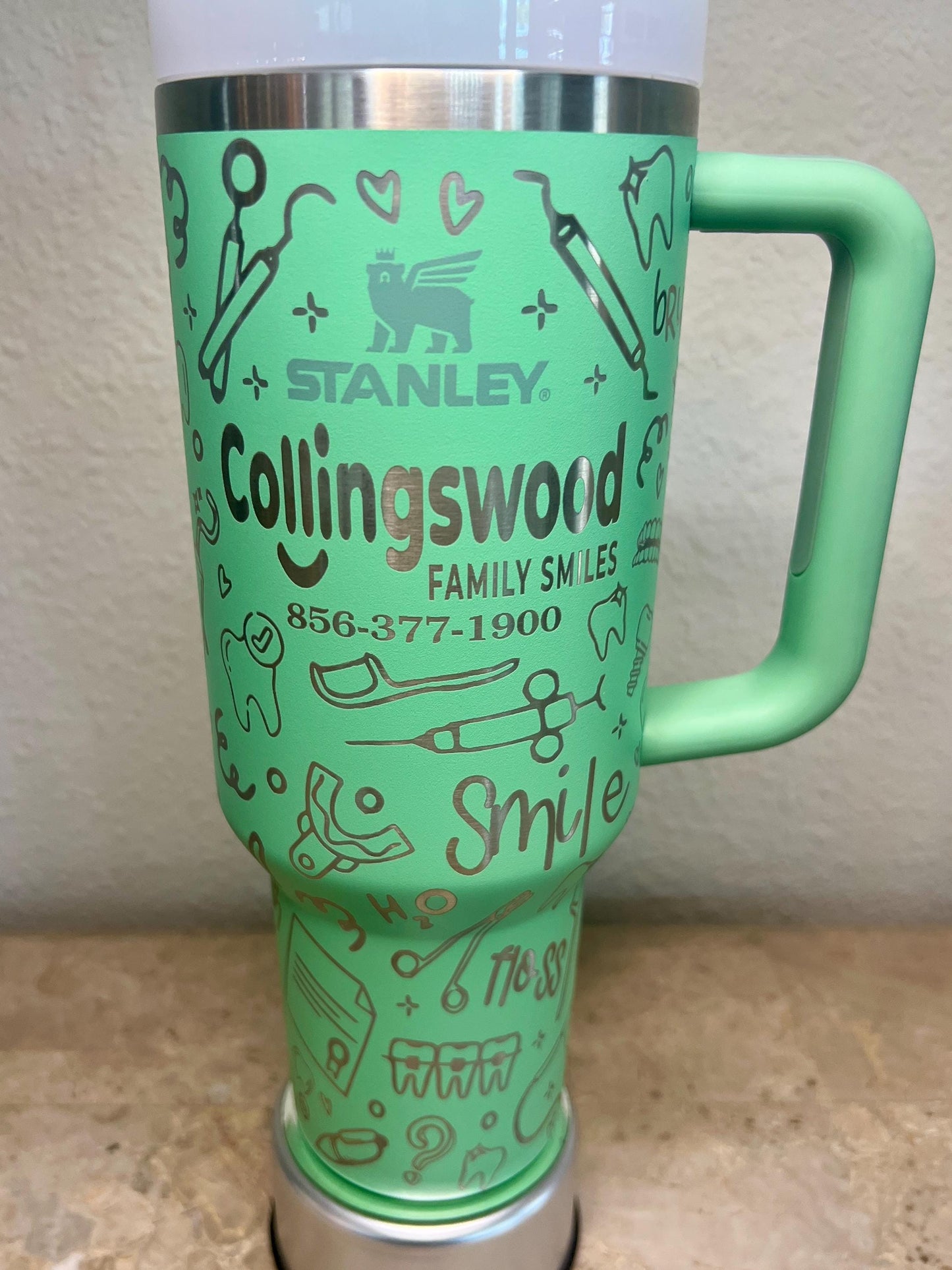 Custom Logo Engraved Stanley Quencher H20 Tumbler: Corporate Gifts