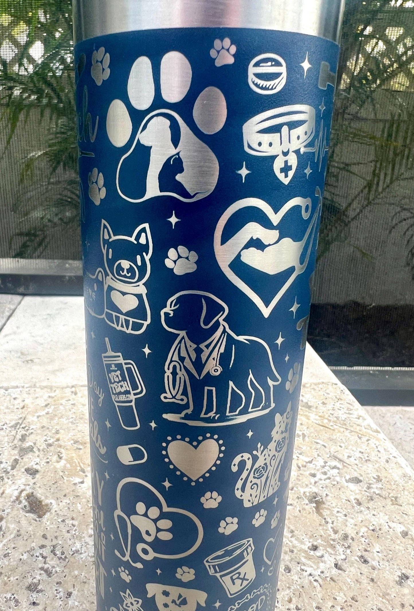 Engraved Stanley Aerolight 20 Oz Vet Tech Tumbler