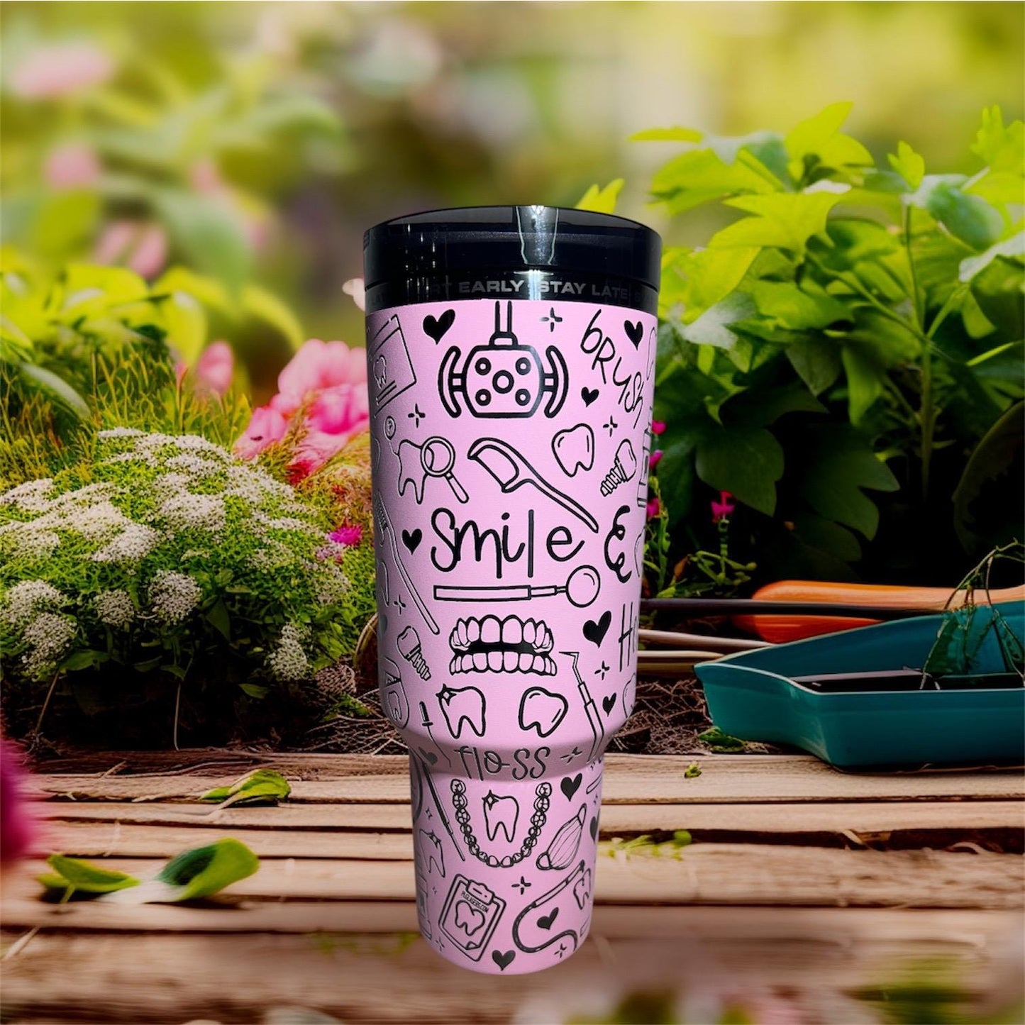 Stanley Messi Limited Edition Tumbler - Dental Design, Laser Engraved