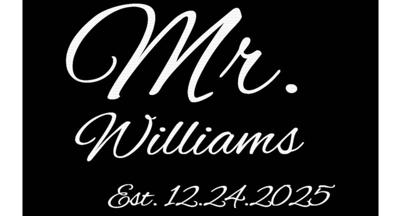 Personalized Mr & Mrs Stanley Tumblers: Laser Engraved Bridal Shower Gift