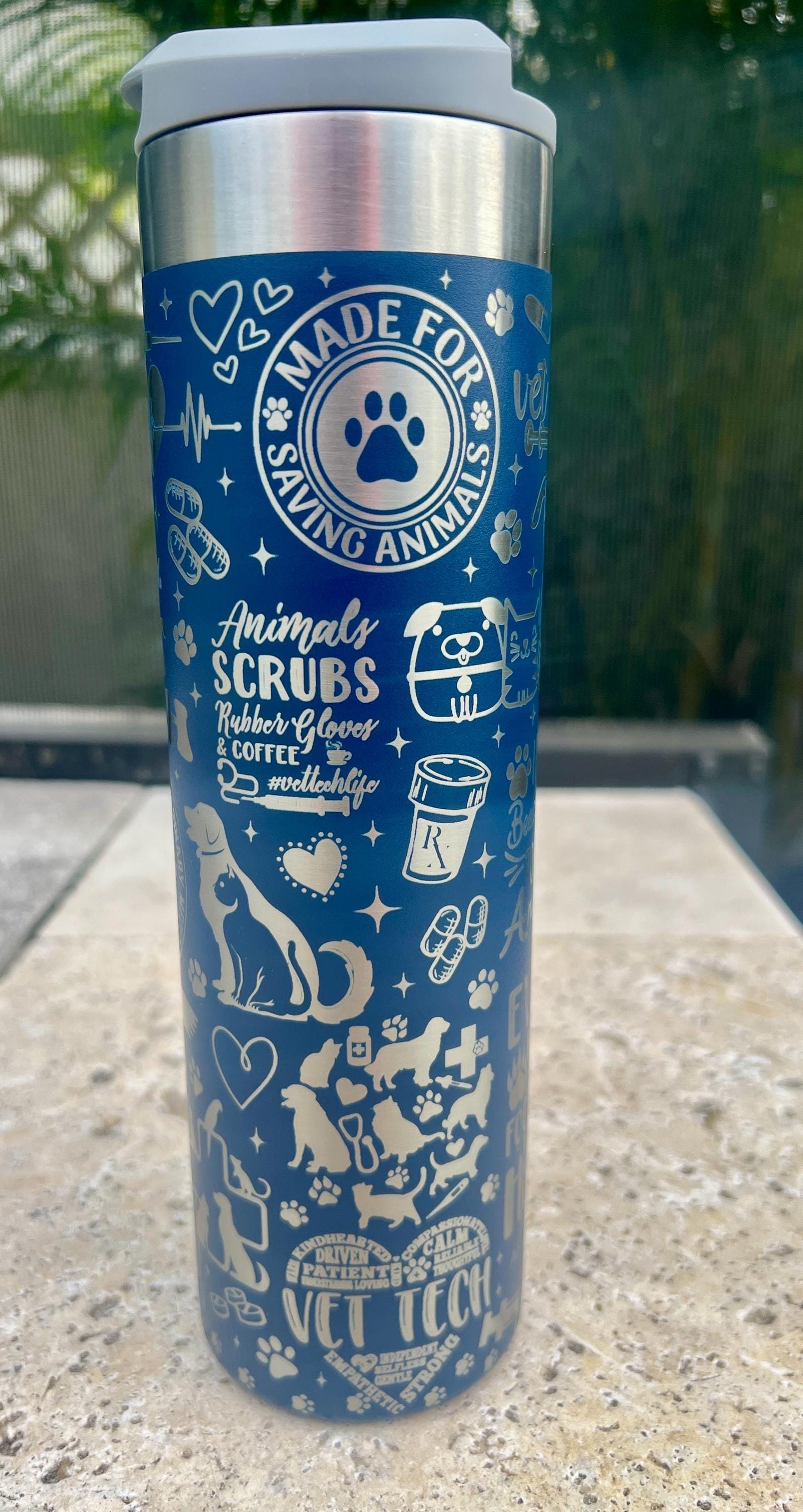 Engraved Stanley Aerolight 20 Oz Vet Tech Tumbler