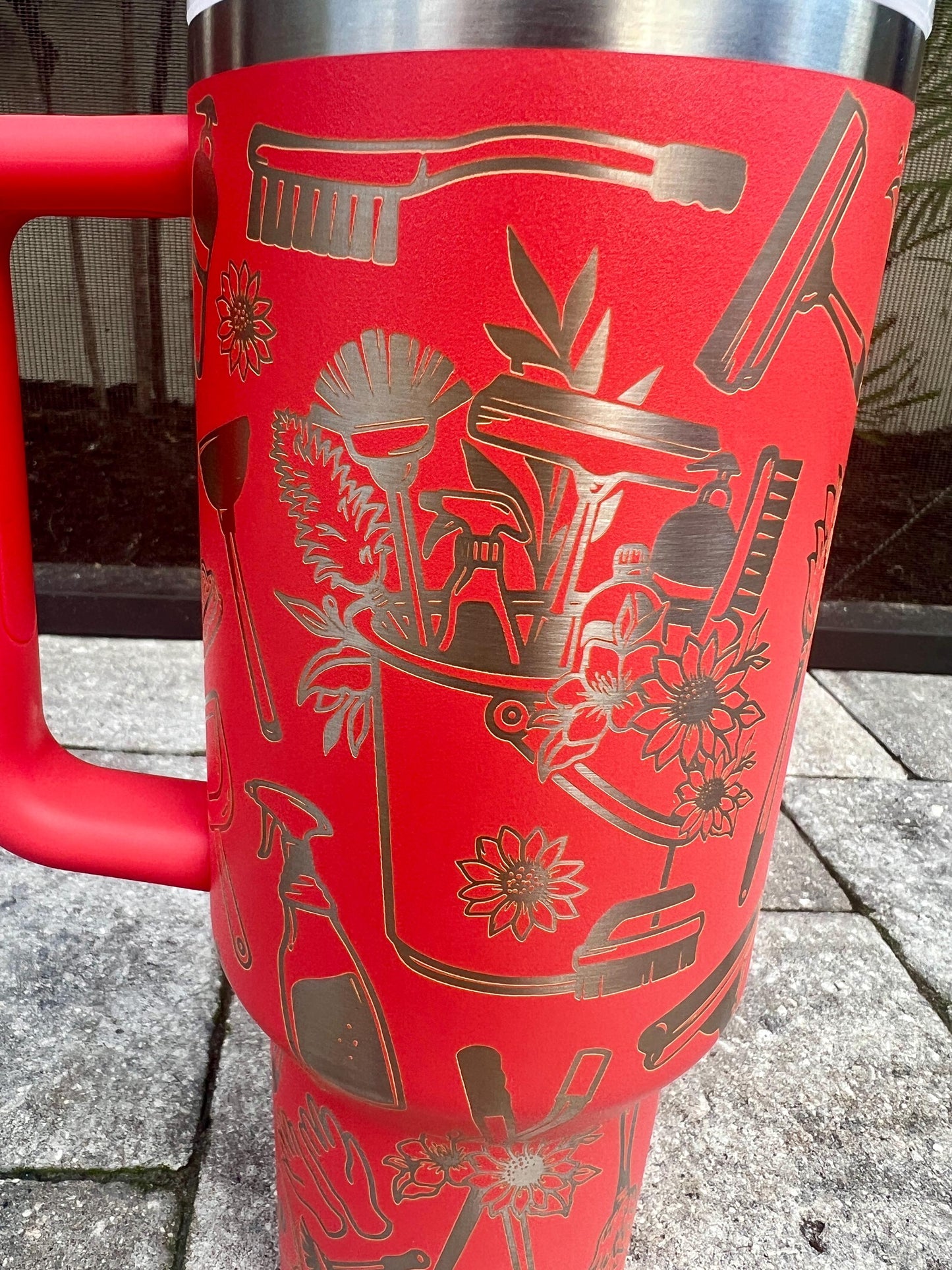 Engraved Stanley Quencher H2.0: 40 Oz Personalized Travel Tumbler