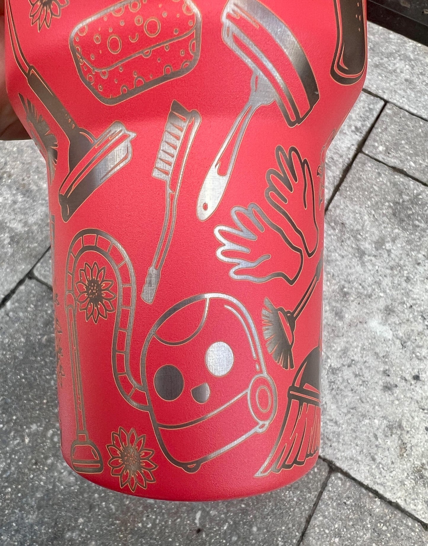 Engraved Stanley Quencher H2.0: 40 Oz Personalized Travel Tumbler