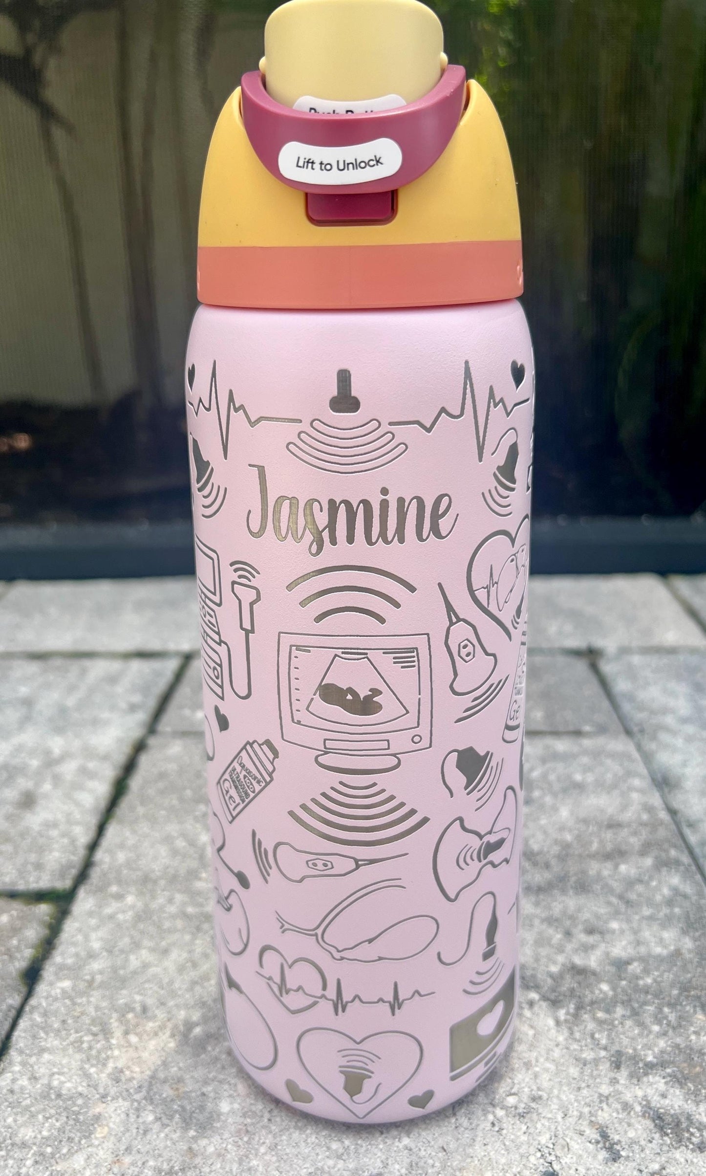 Ultrasound Sonographer - 24 ,32 or 40 oz OWALA Free Sip Tumbler, Full wrap engraved