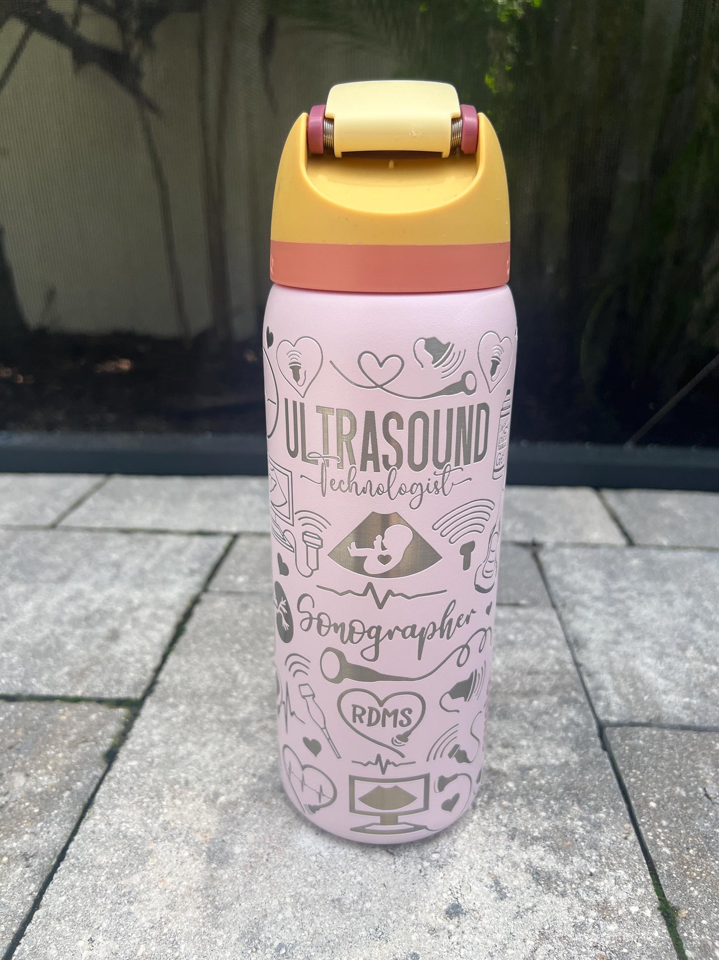 Ultrasound Sonographer - 24 ,32 or 40 oz OWALA Free Sip Tumbler, Full wrap engraved