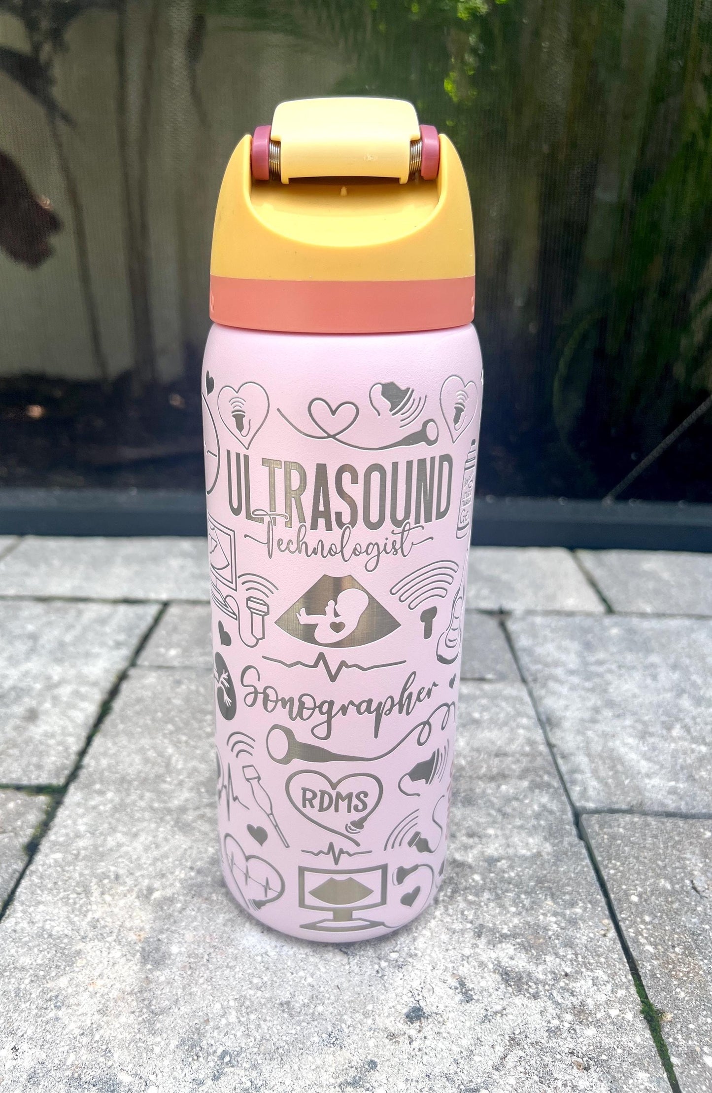 Ultrasound Sonographer - 24 ,32 or 40 oz OWALA Free Sip Tumbler, Full wrap engraved