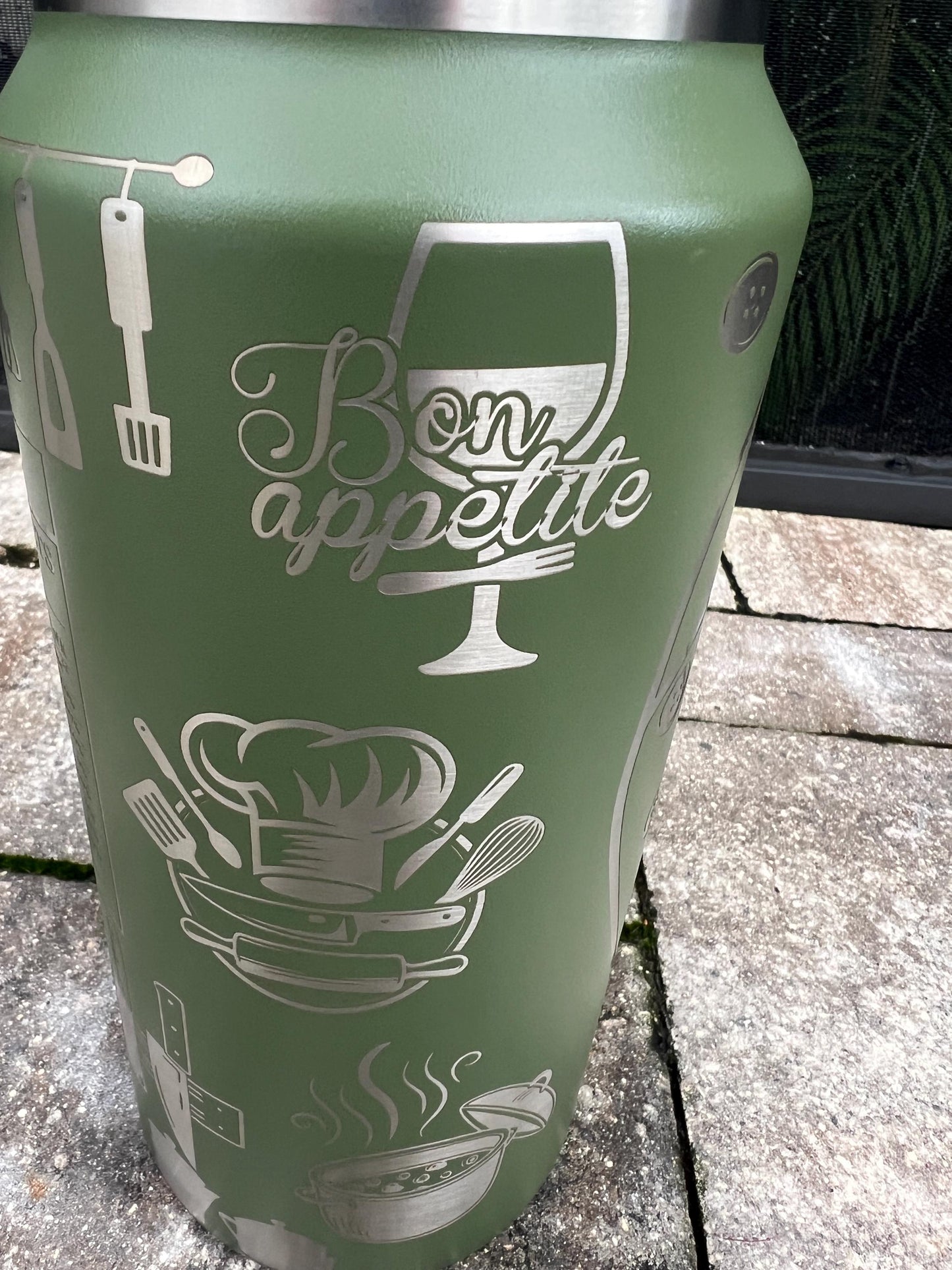 Chef Life Stanley Quencher: 64 Oz Laser Engraved Tumbler