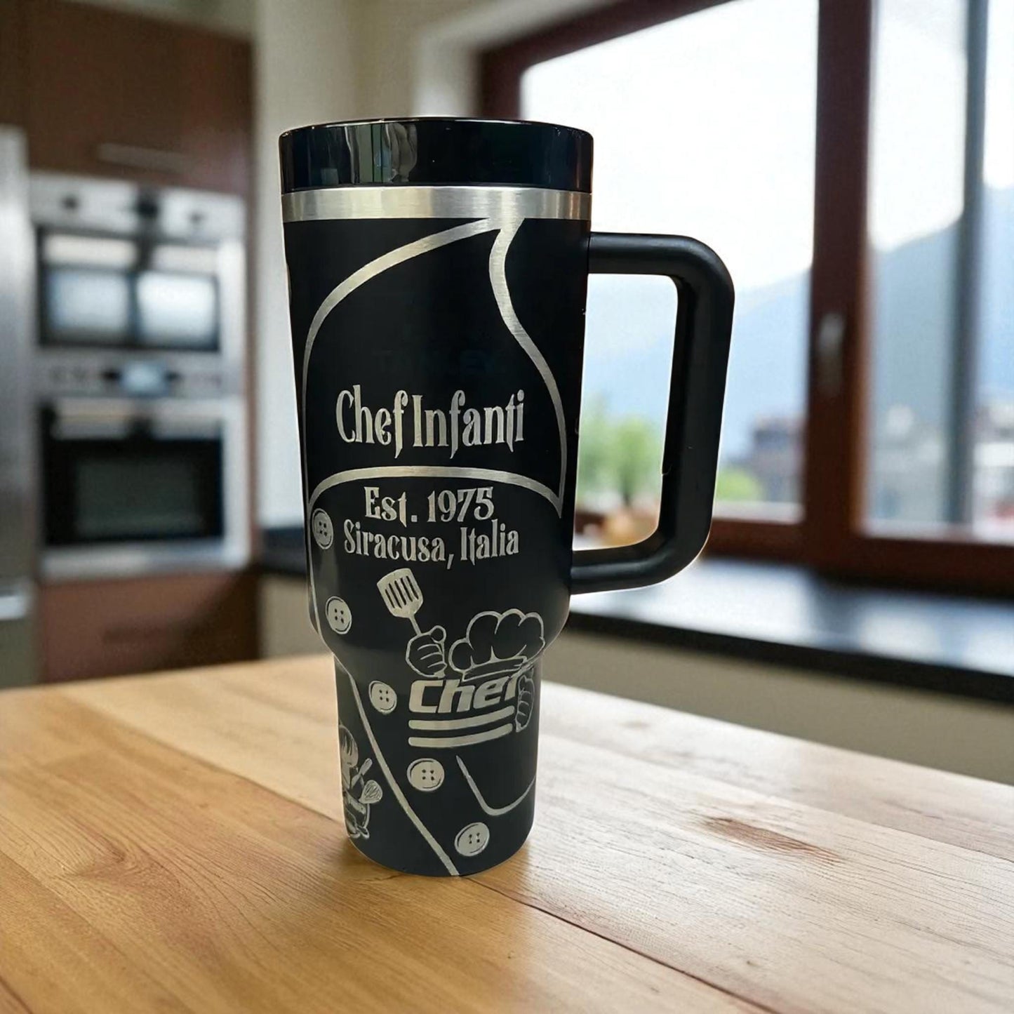 Chef Life Engraved Stanley Tumbler - 40 Oz Travel Mug