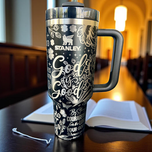 Engraved Christian Faith Stanley Tumbler - 40 oz H2.0 Quencher