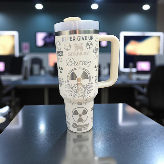 Personalized Radiation Therapist Engraved Tumbler: 40oz Stanley or Unbranded Travel Mug