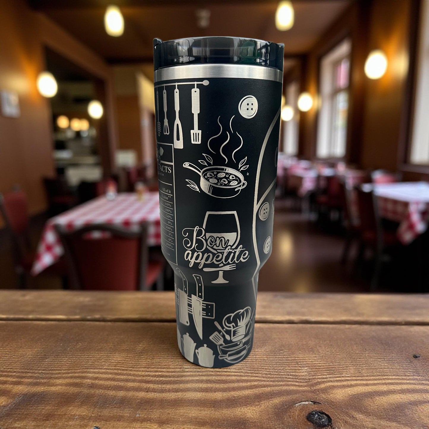 Chef Life Engraved Stanley Tumbler - 40 Oz Travel Mug