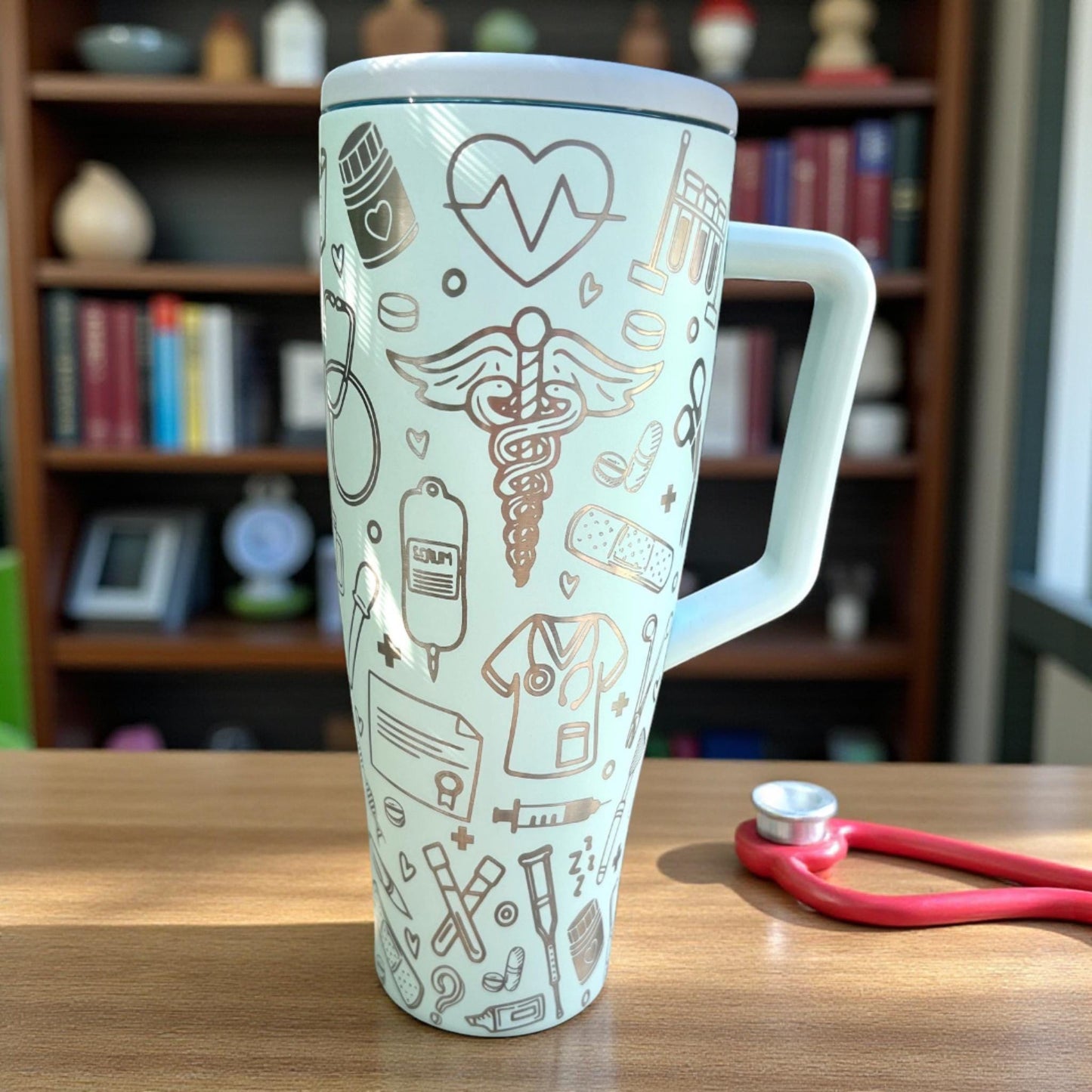 Nurse Life Brumate ERA Tumbler: 40oz Leakproof Laser Engraved Cup