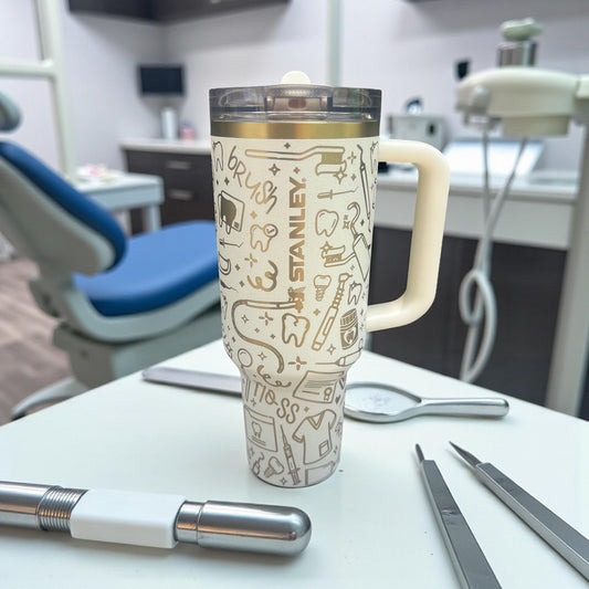 Personalized Dental Stanley 40 Oz Tumbler: Engraved Protour Gift