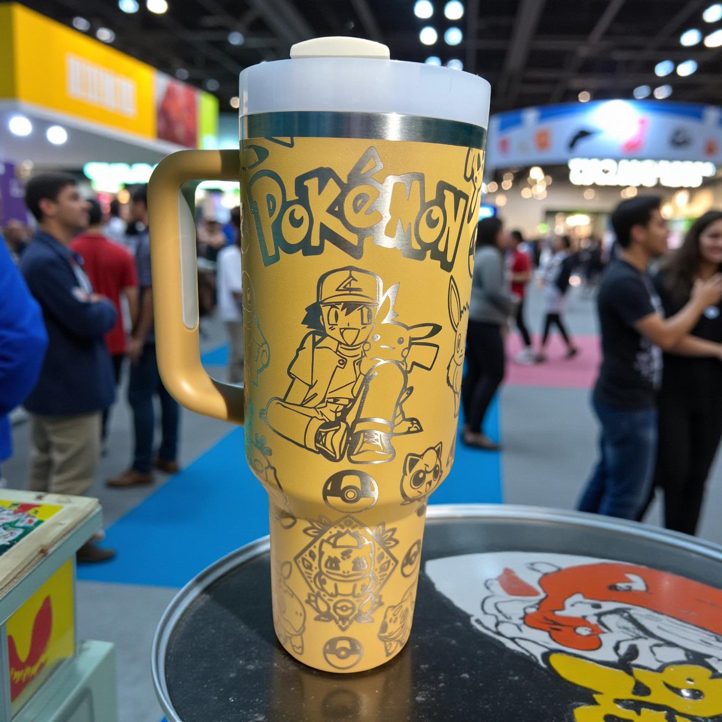 Pokémon -40 Oz Stanley Quencher H2.0 Travel Tumbler  OR Unbranded Engraved, gifts for her, gifts for him, birthdays, holiday presents