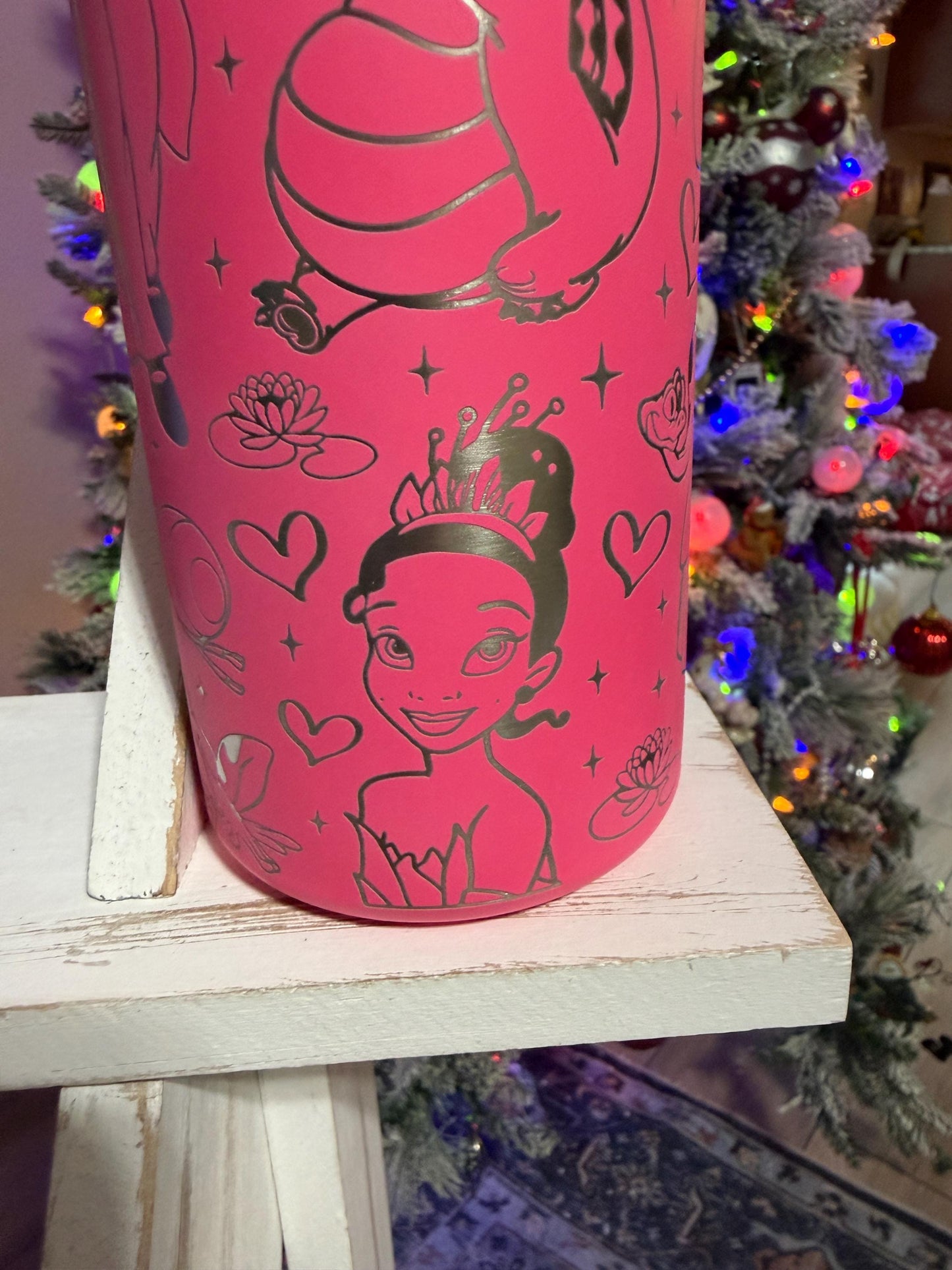 Princess and the Frog -32 oz OWALA  Dupe Free Sip Tumbler, Full wrap engraved