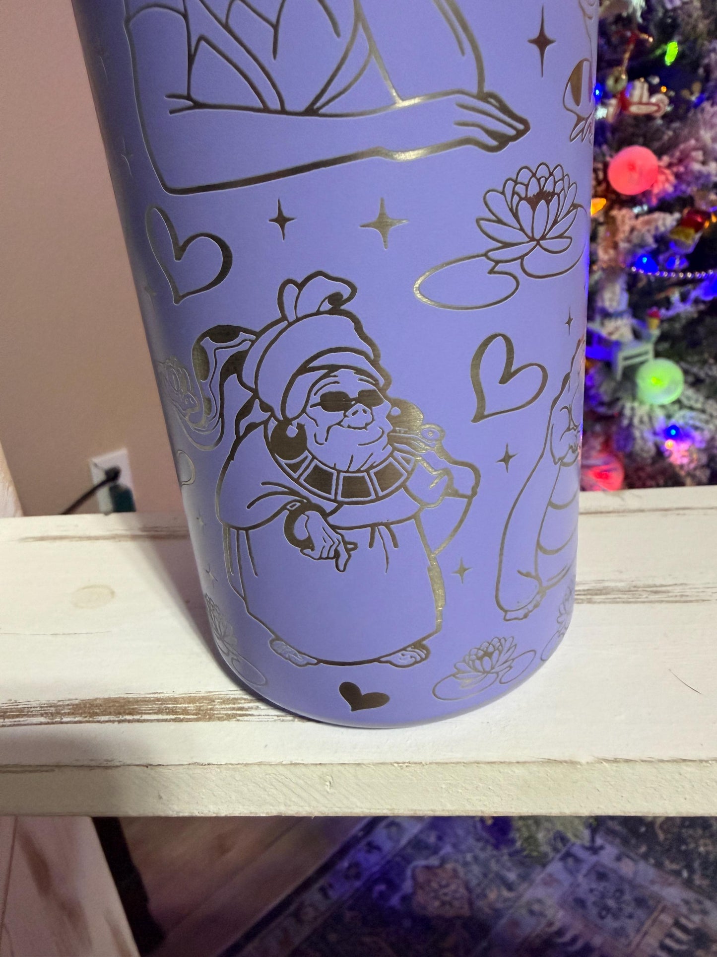 Princess and the Frog -32 oz OWALA  Dupe Free Sip Tumbler, Full wrap engraved