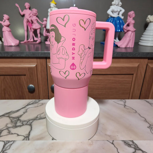 Princesses- Hydrojug 20 oz Traveler With Handle-Full Wrap Engraved