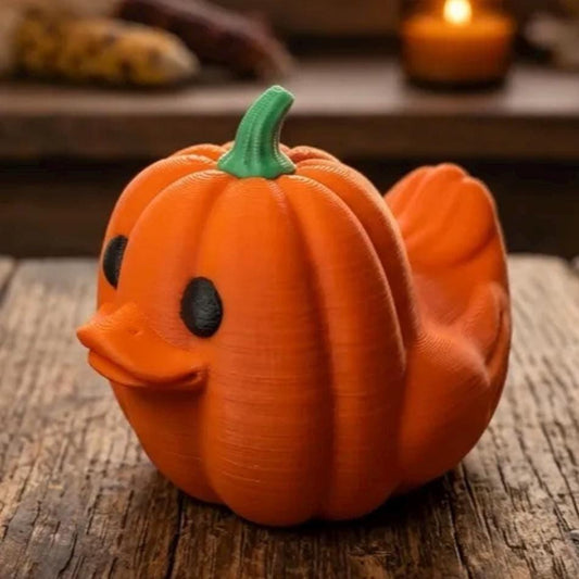 Pumpkin Duck, 3D Printed Character Toy