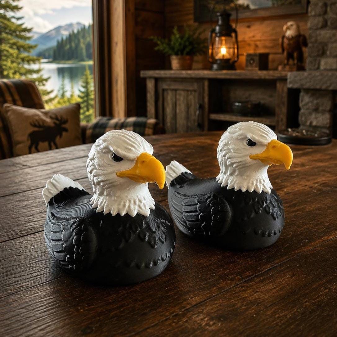 The Freedom Quacker Duck, 3D Printed Character Toy