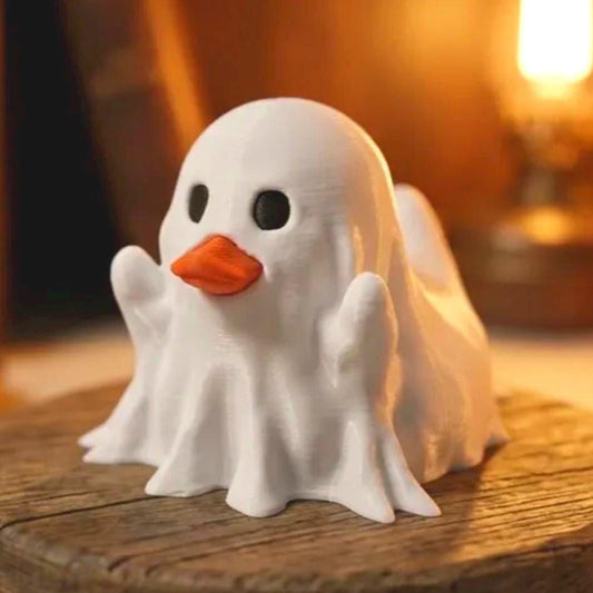Ghosty Boo Duck, Halloween 3D Printed Character Toy, Cruise Duck